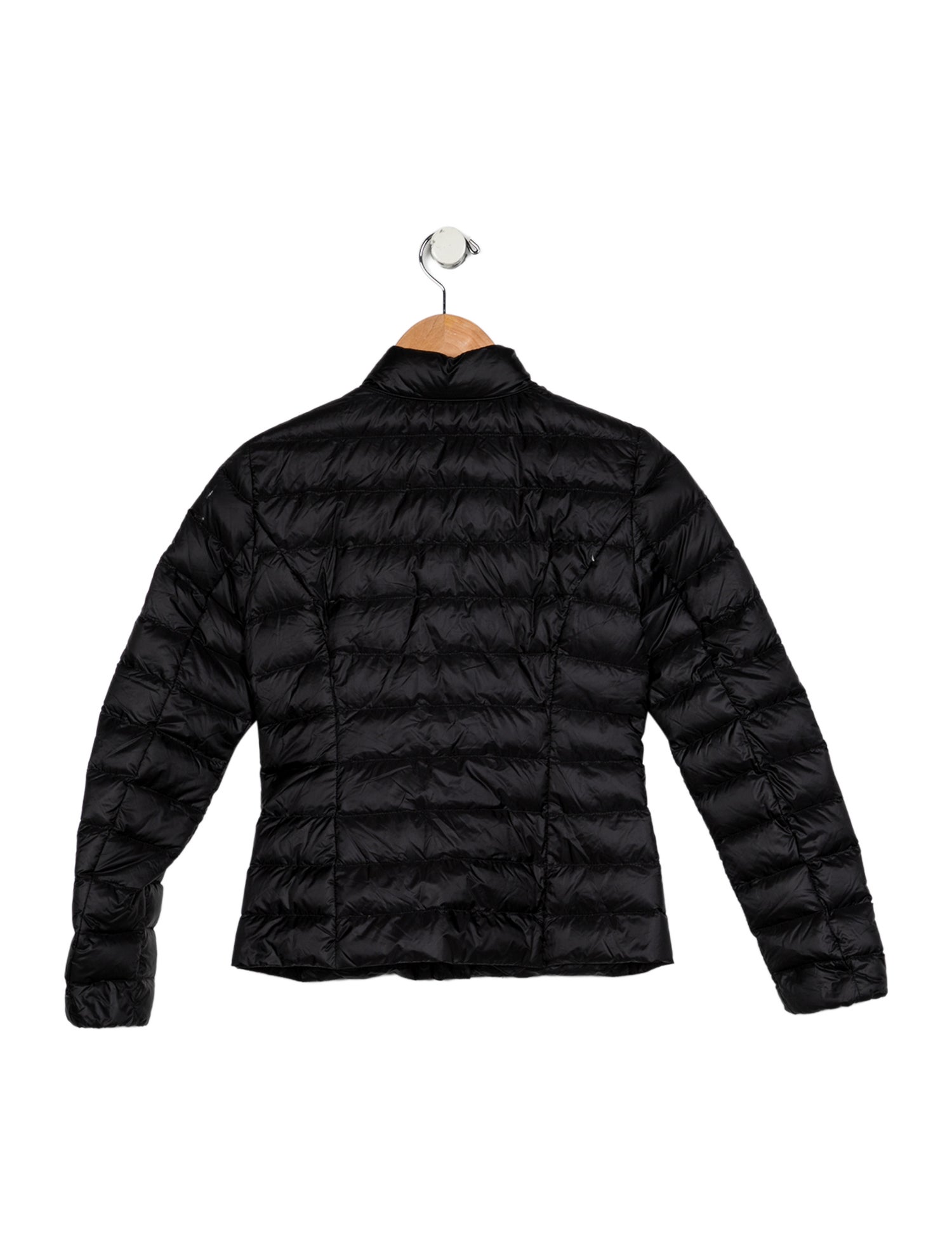 Moncler Black casual puff zip jacket