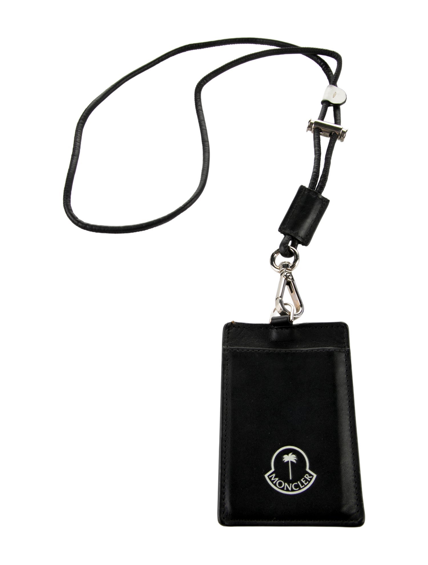 Moncler Leather Id Holder w/Lanyard