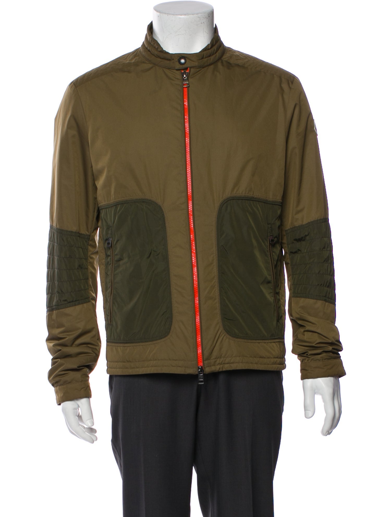 Moncler Colorblock Pattern Windbreaker