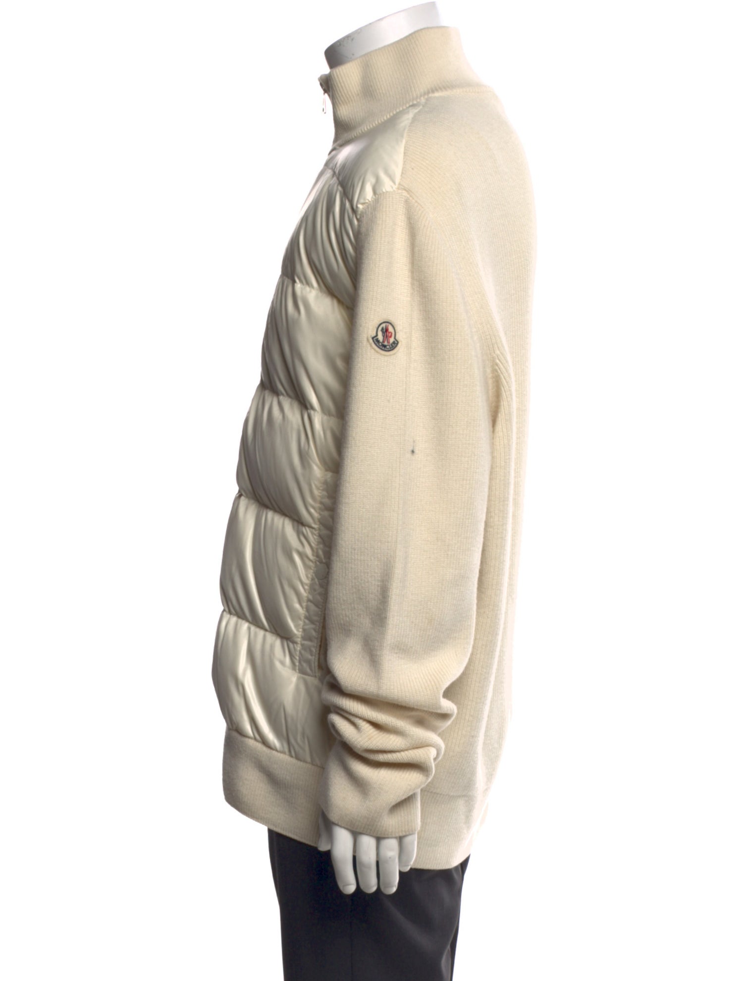 Moncler Virgin Wool Turtleneck Cardigan