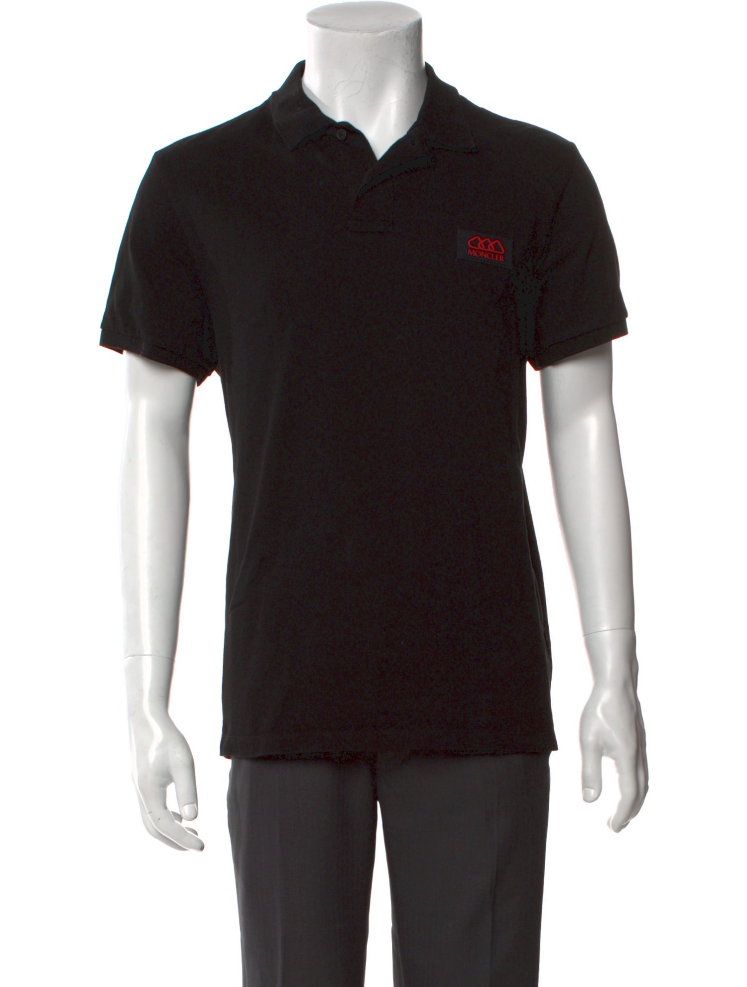 Moncler Crew Neck Short Sleeve Polo Sweater