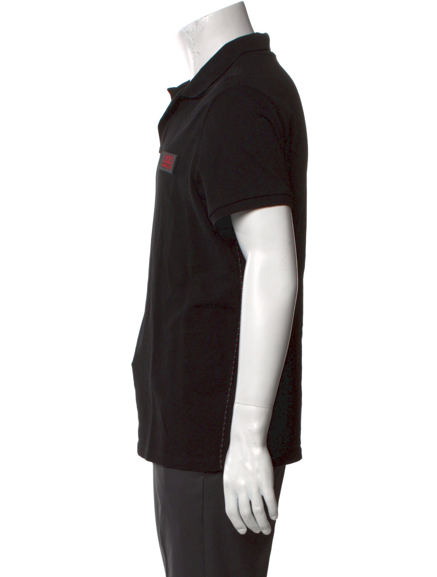 Moncler Crew Neck Short Sleeve Polo Sweater