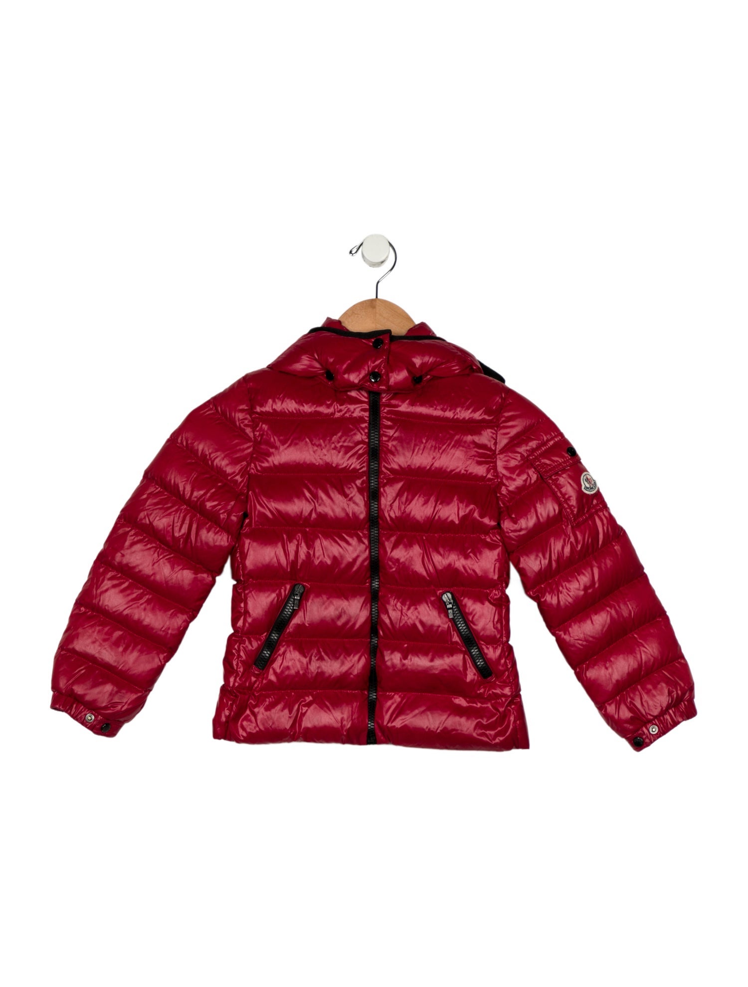 Moncler Red casual puff zip jacket