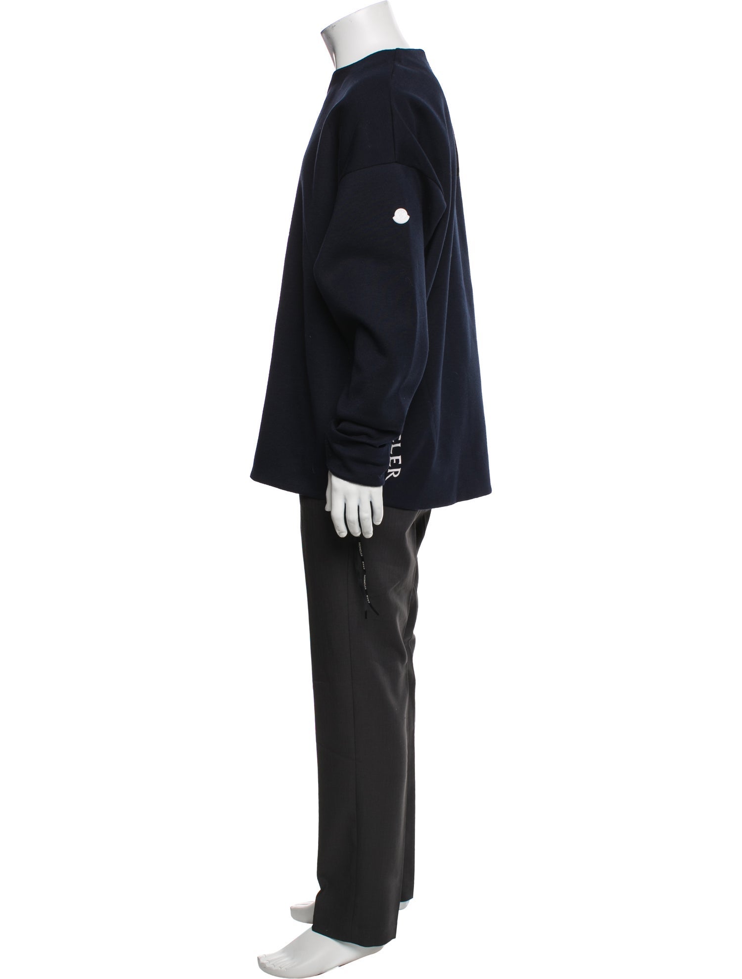 Moncler Mock Neck Long Sleeve Pullover