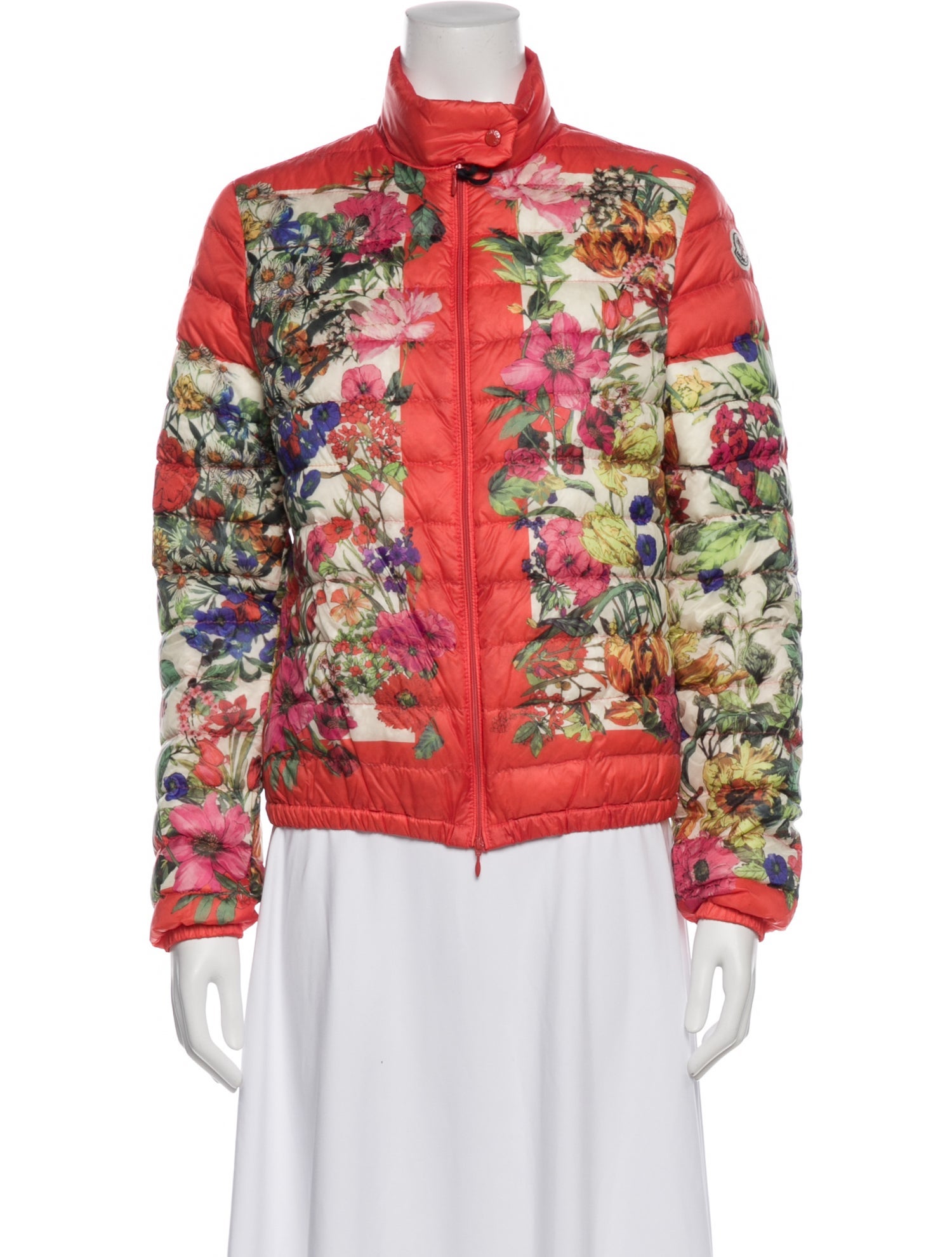 Moncler Nylon Printed Bomber Jacket