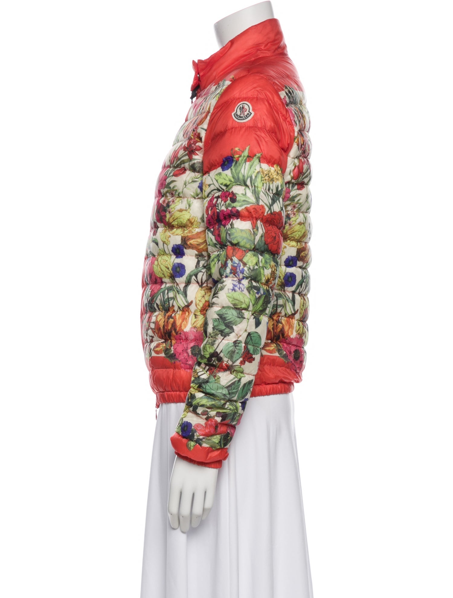Moncler Nylon Printed Bomber Jacket