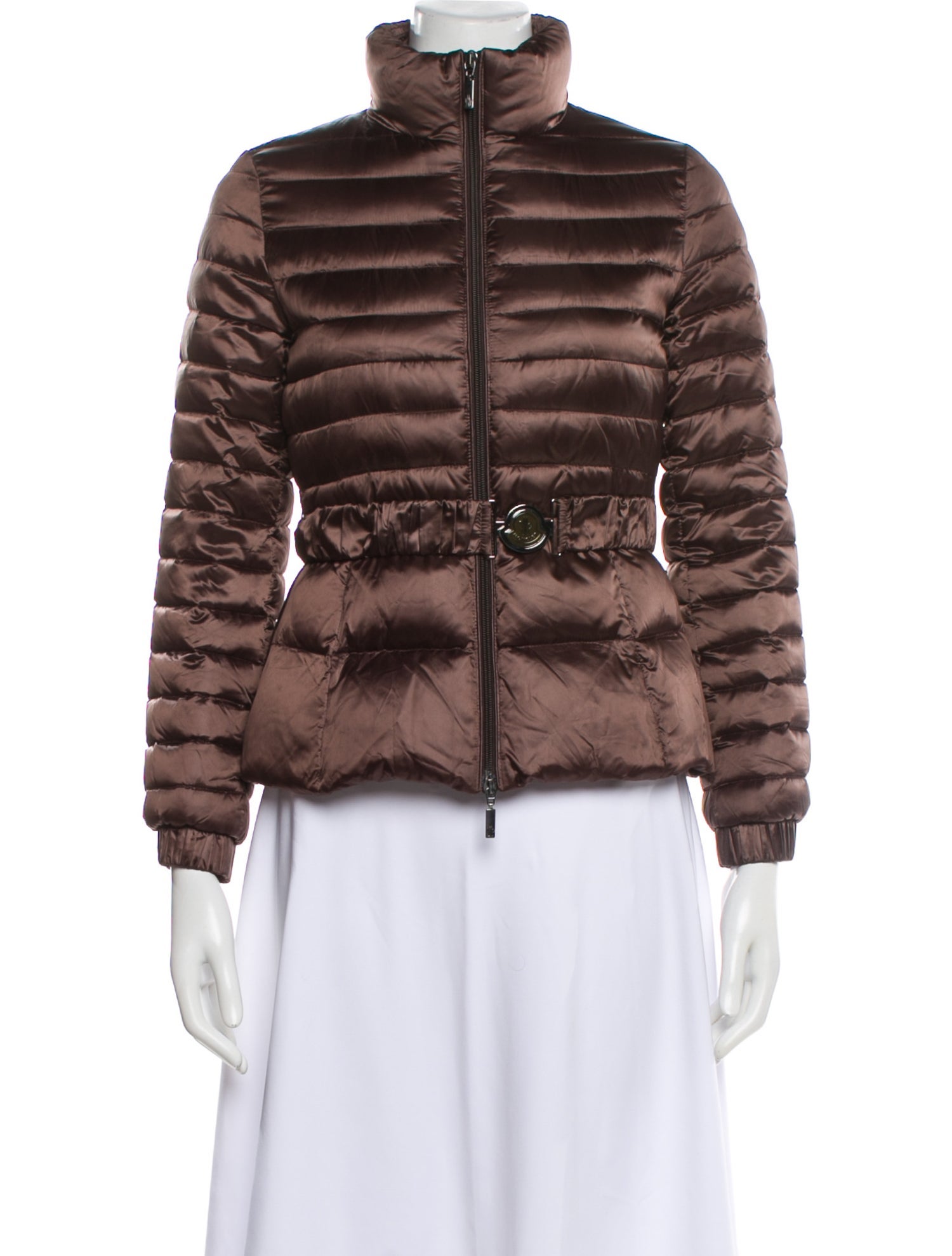 Moncler Nylon Printed Down Jacket