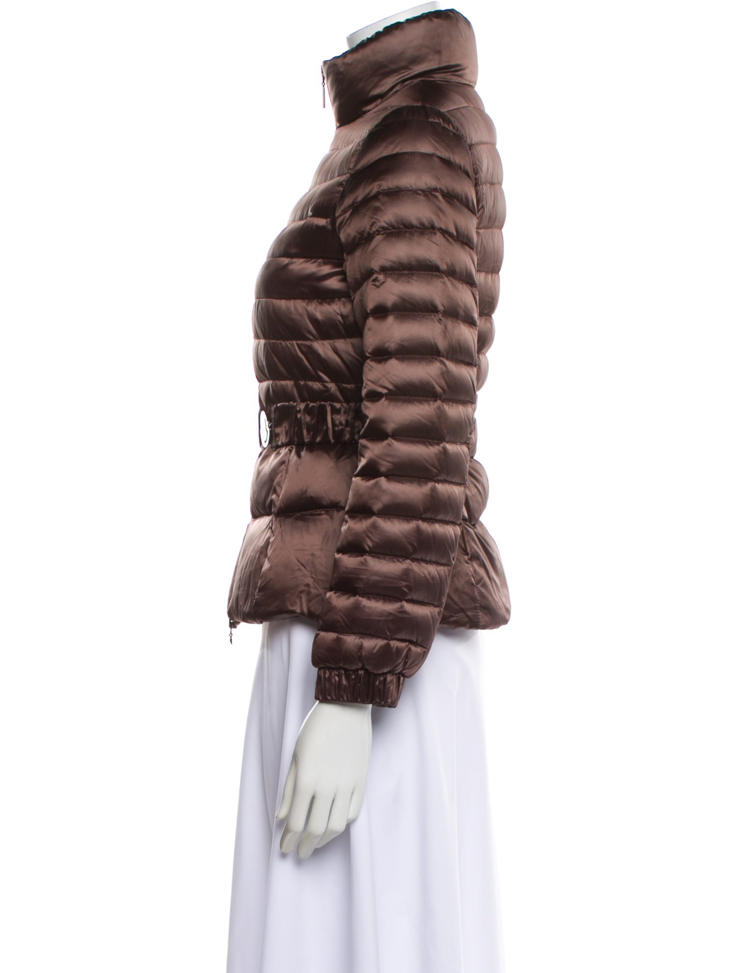 Moncler Nylon Printed Down Jacket