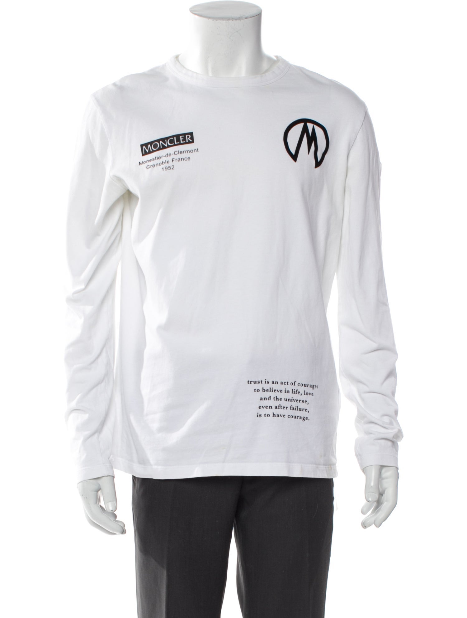 Moncler Graphic Print Crew Neck T-Shirt