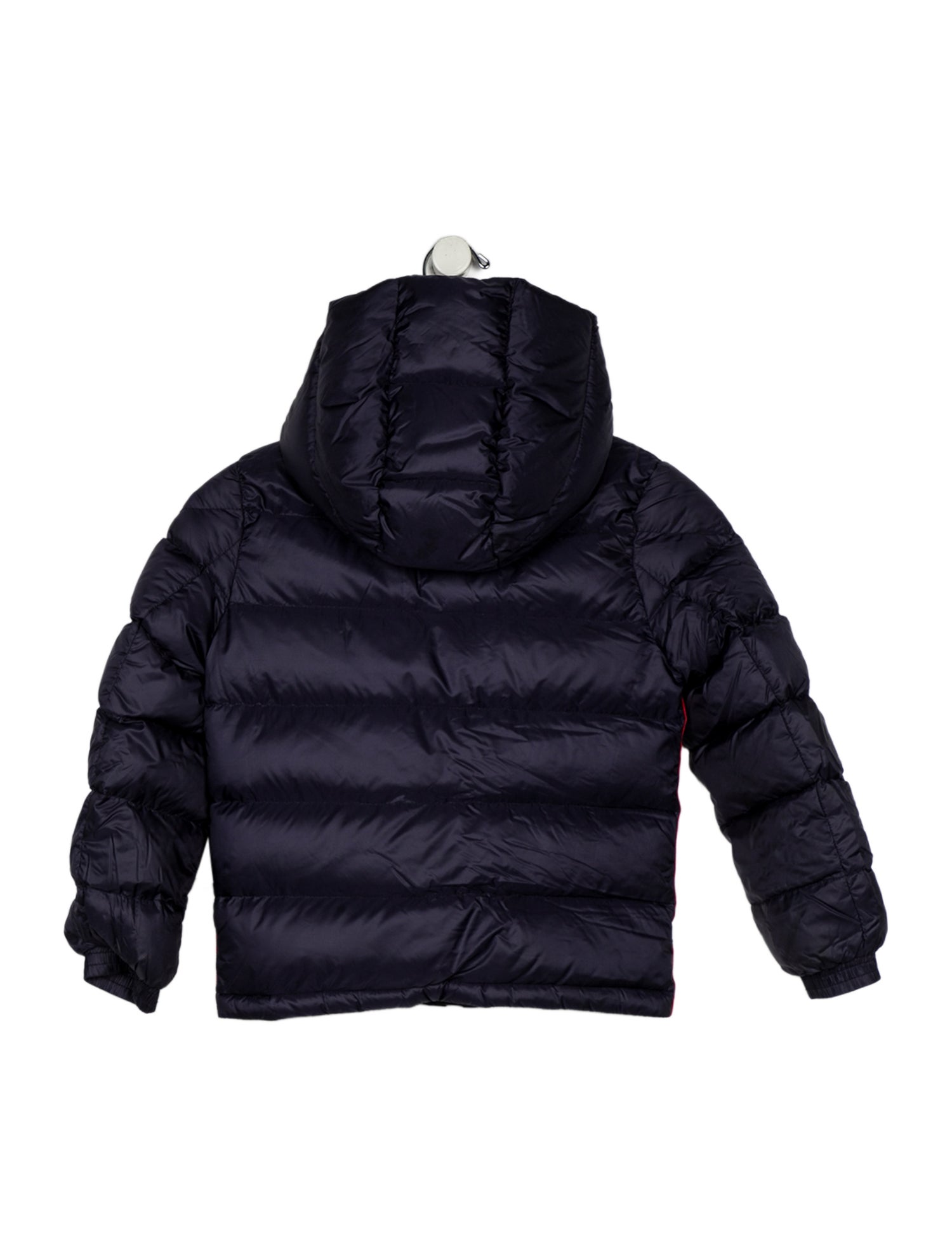 Moncler Boys blue size 7-16 exposed zip coat