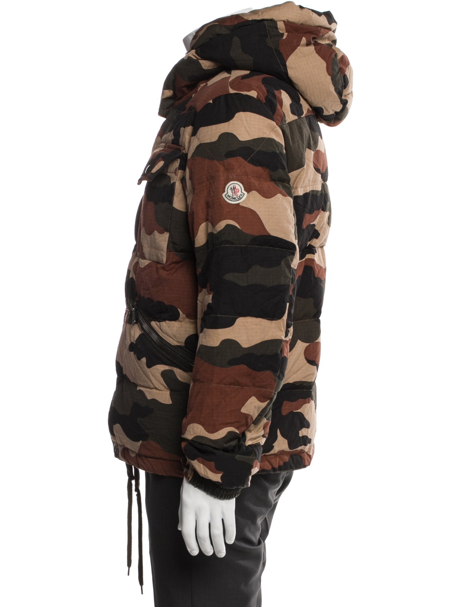 Moncler Camouflage Print Parka