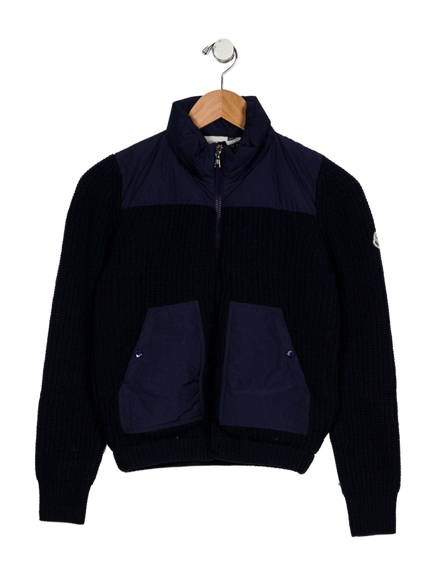 Moncler Blue casual zip up jacket