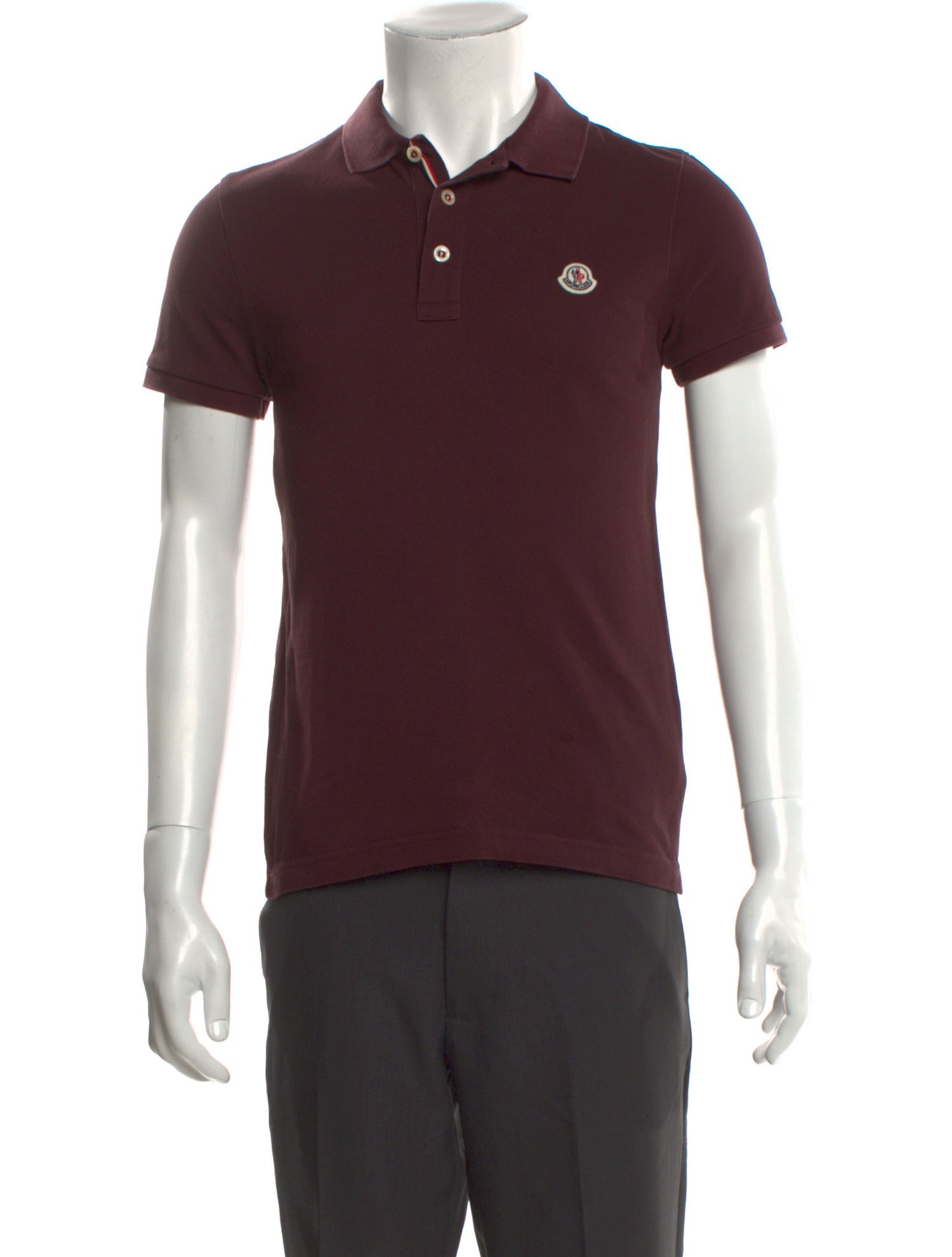 Moncler Crew Neck Short Sleeve Polo Shirt