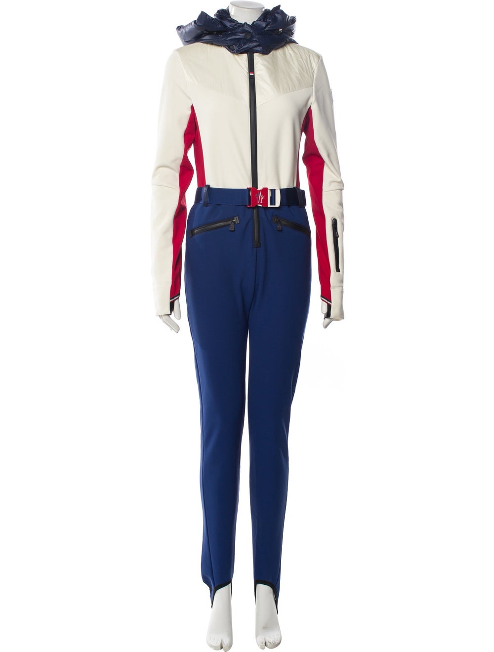 Moncler Colorblock Pattern Turtleneck Jumpsuit - image 1