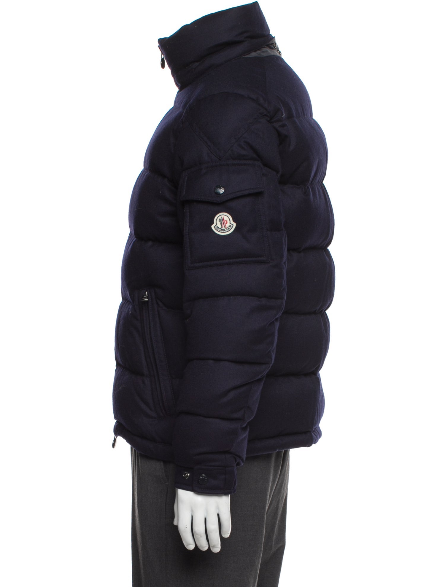 Moncler Wool Puffer Coat
