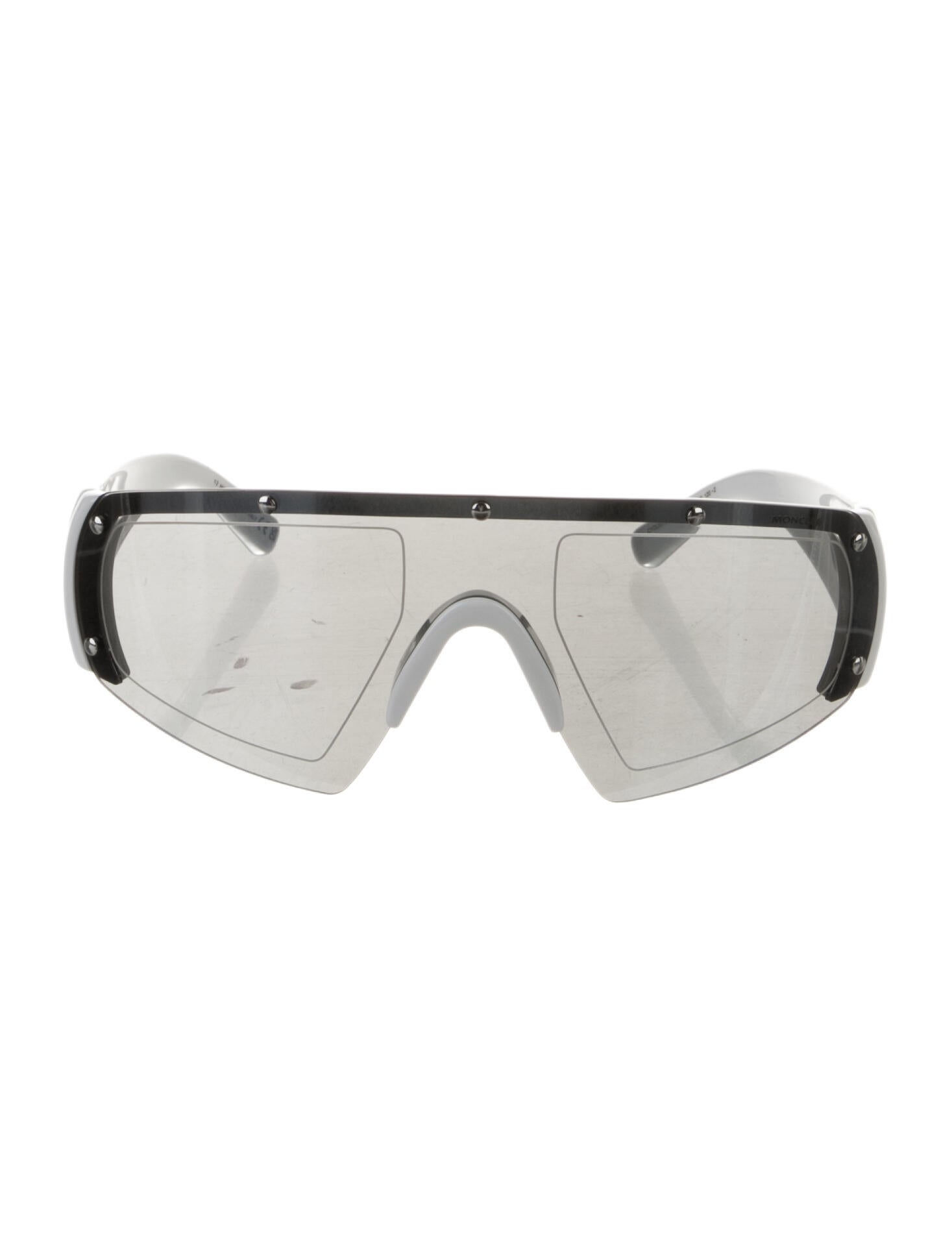 Moncler Shield Mirrored Sunglasses w/ Tags