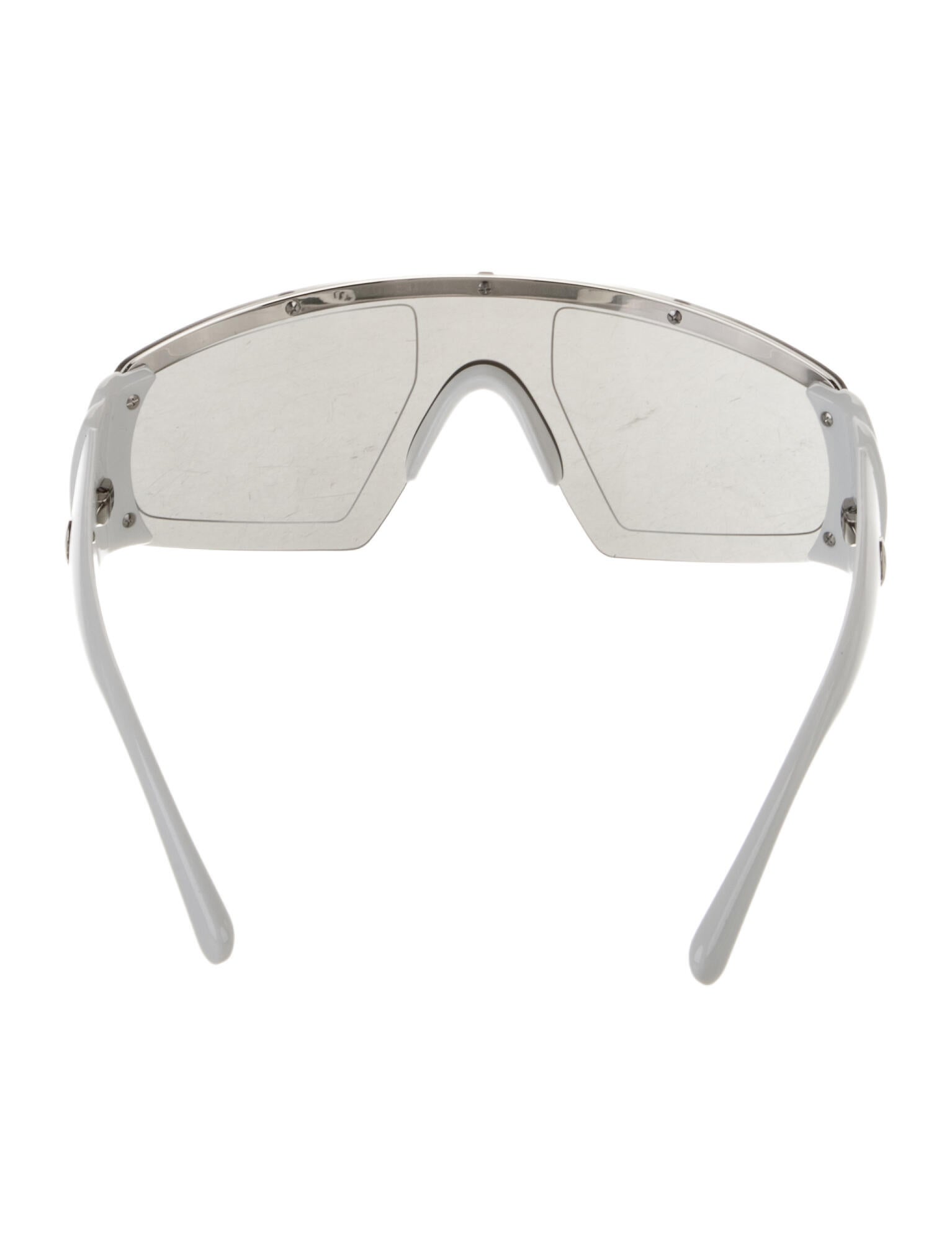 Moncler Shield Mirrored Sunglasses w/ Tags