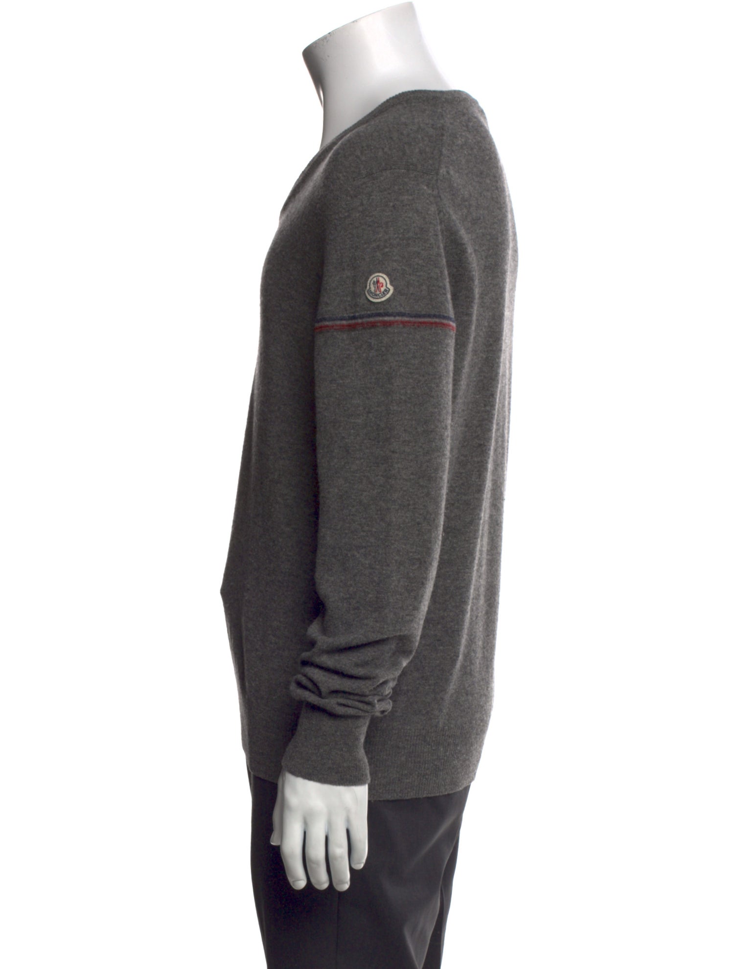 Moncler Wool V-Neck Pullover