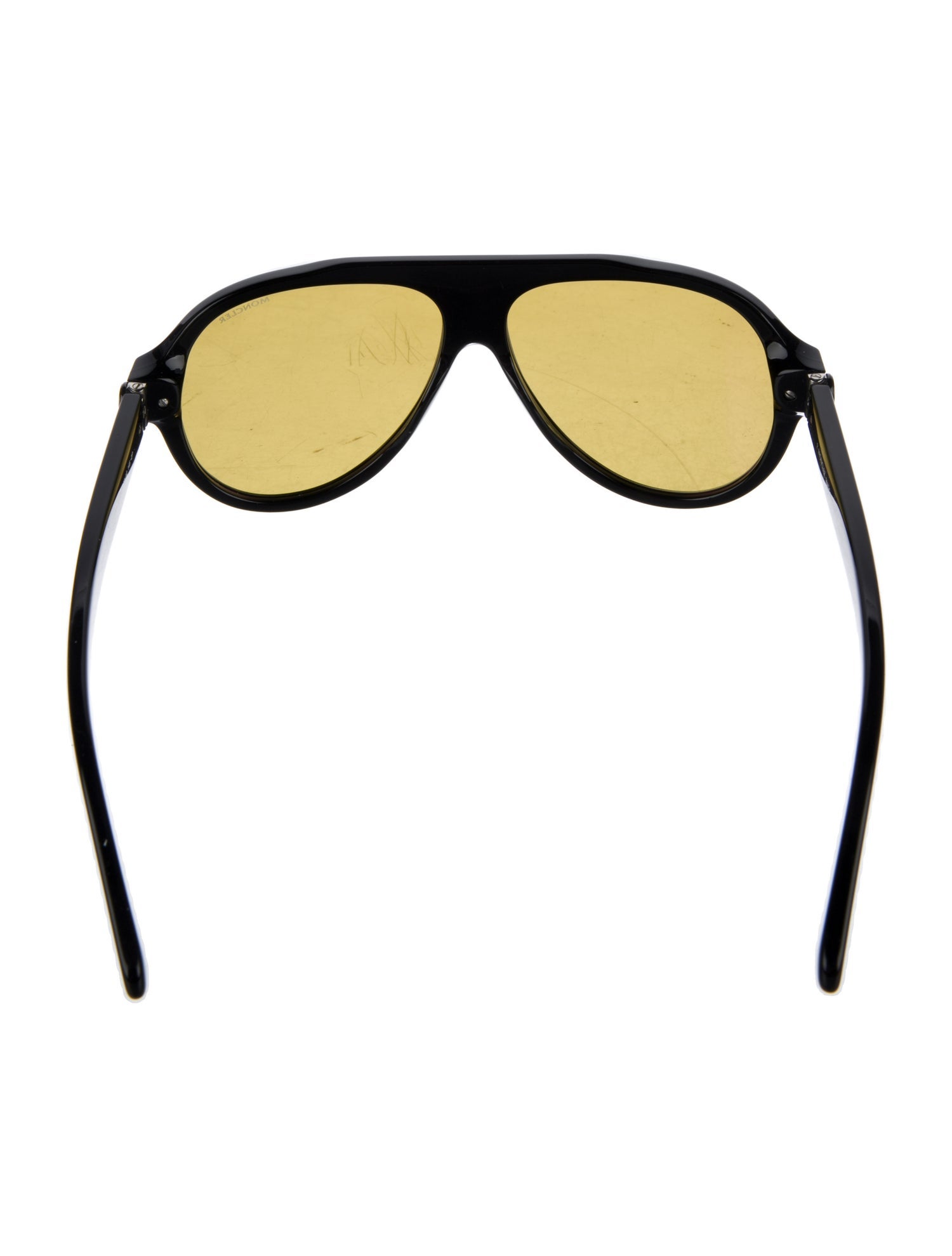 Moncler Web Accent Aviator Sunglasses