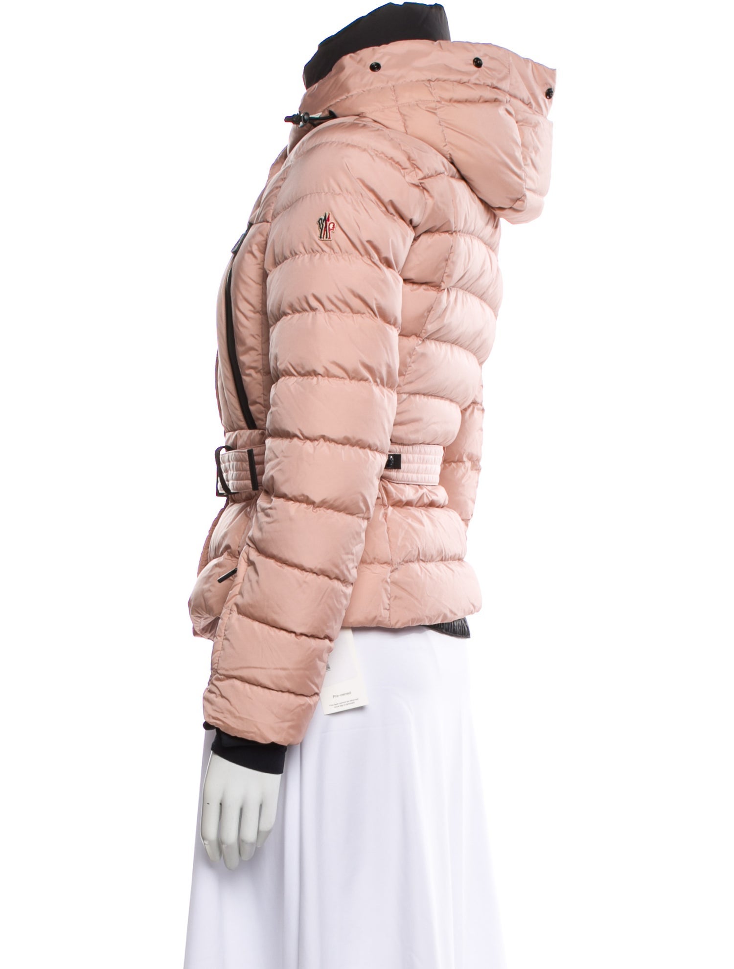 Moncler Down Colorblock Pattern Utility Jacket