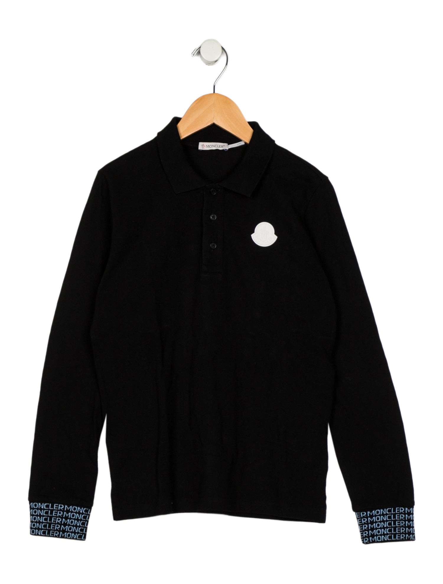 Moncler Boys' Long Sleeve Polo