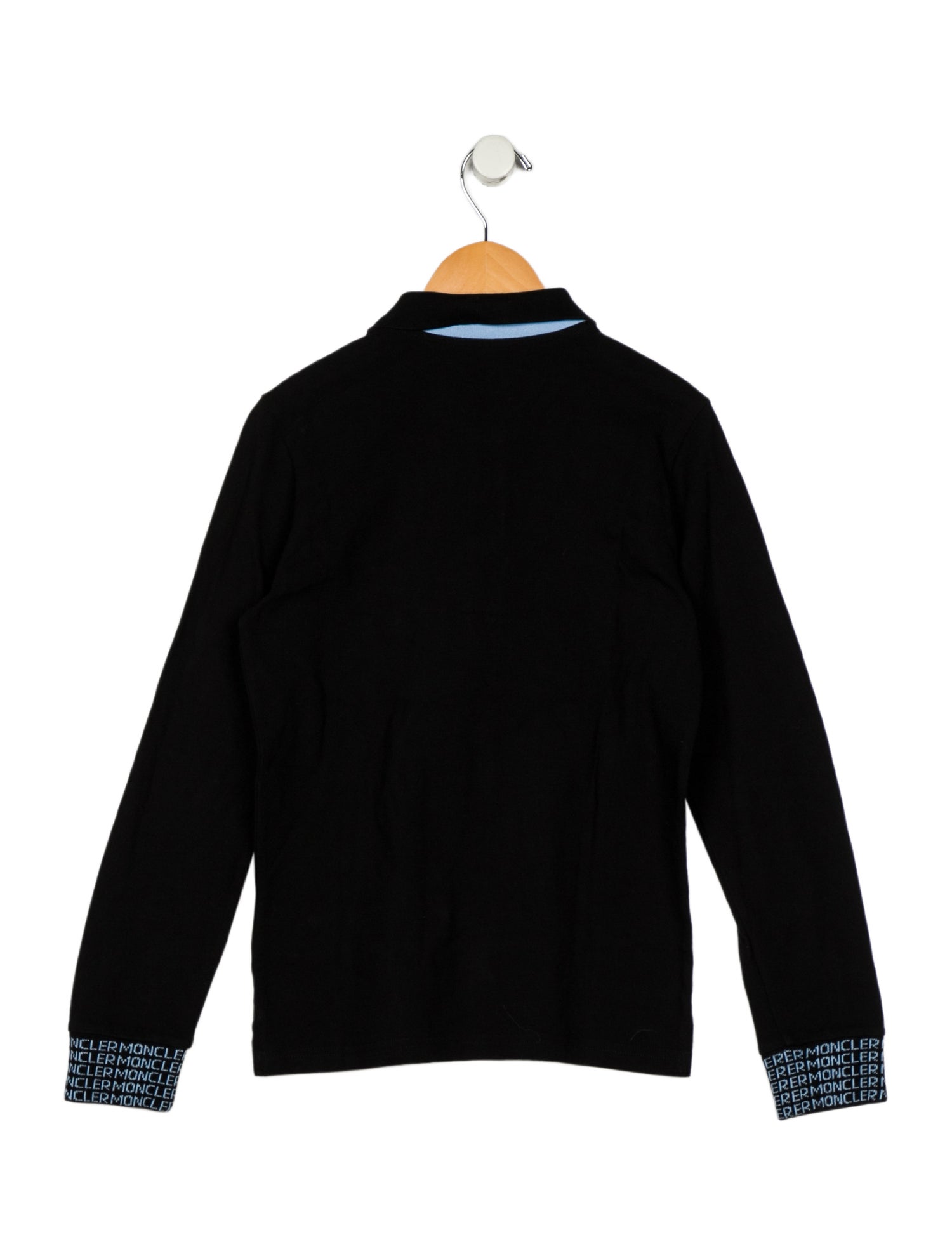 Moncler Boys' Long Sleeve Polo