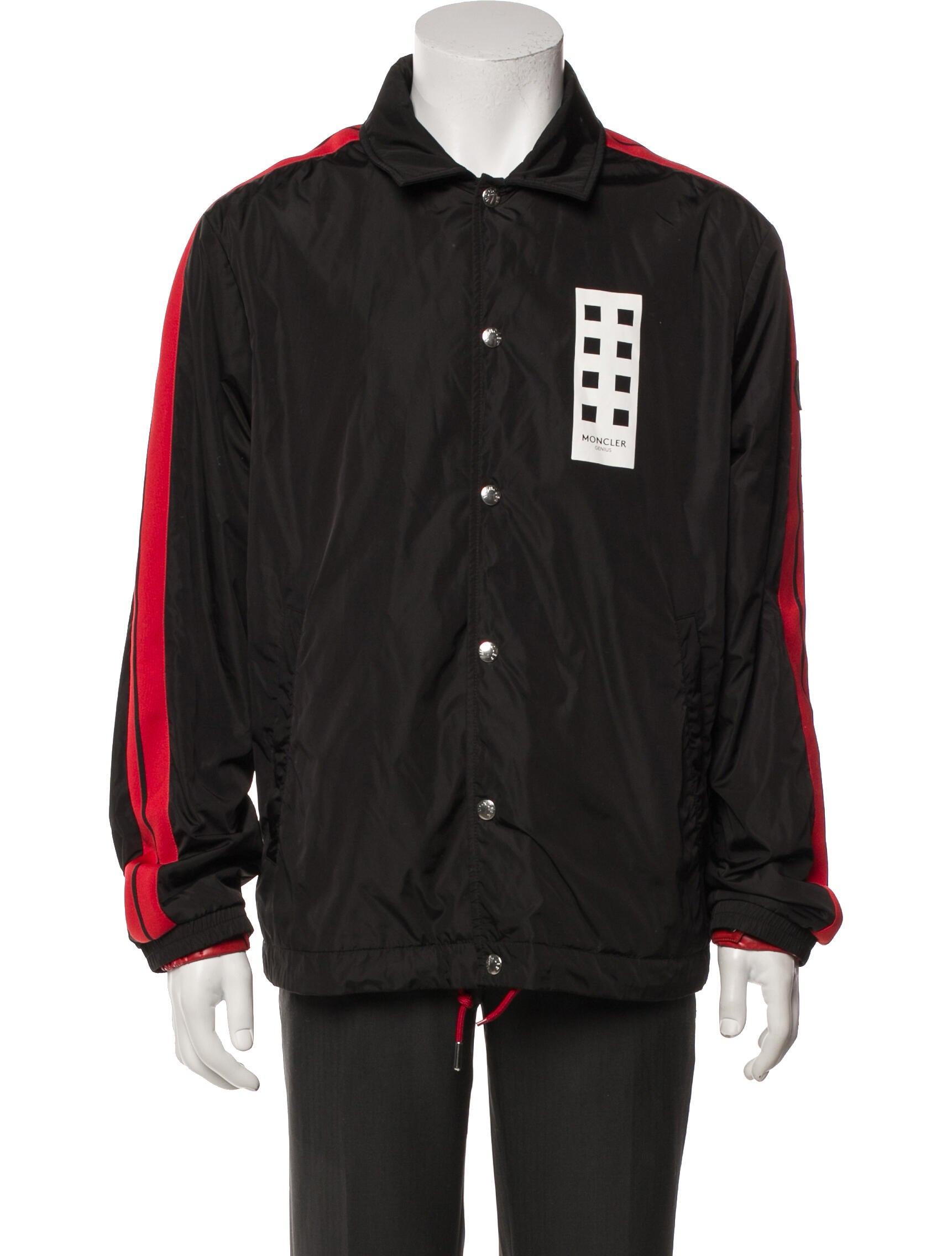 Moncler x Palm Angels Tangsi Giubbotto Striped Windbreaker