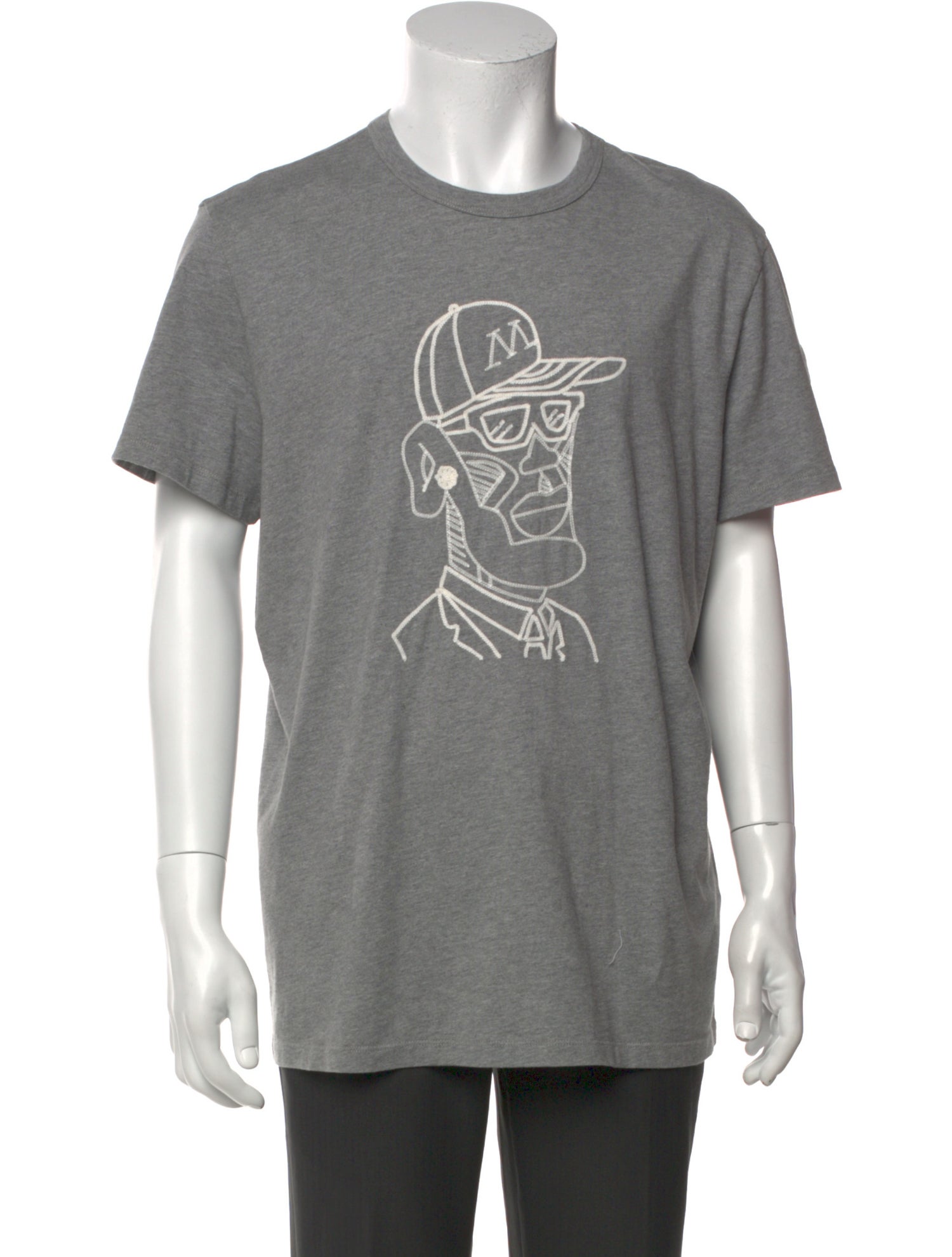 Moncler Graphic Print Crew Neck T-Shirt