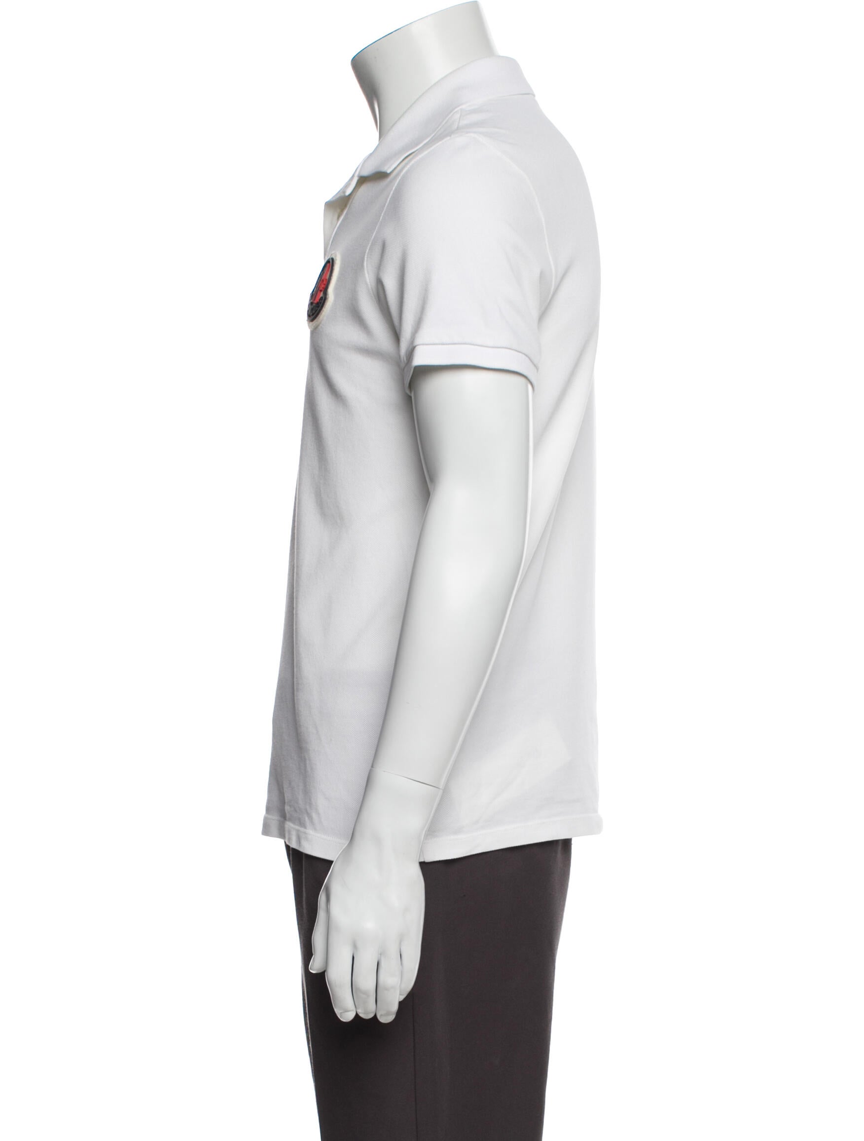 Moncler Graphic Print Crew Neck Polo Shirt
