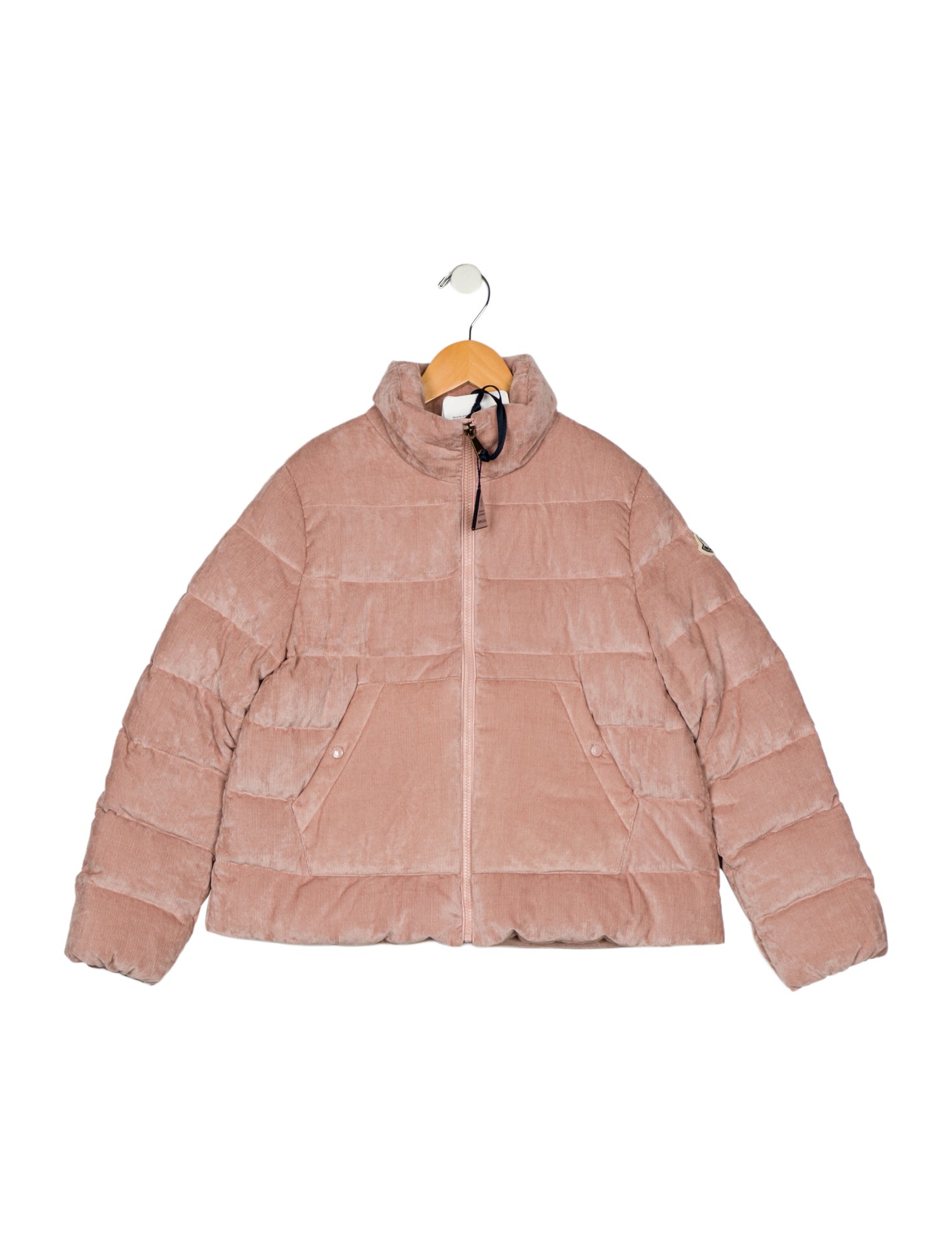 Moncler Girls' Corduroy Down Puffer Coat w/Tags