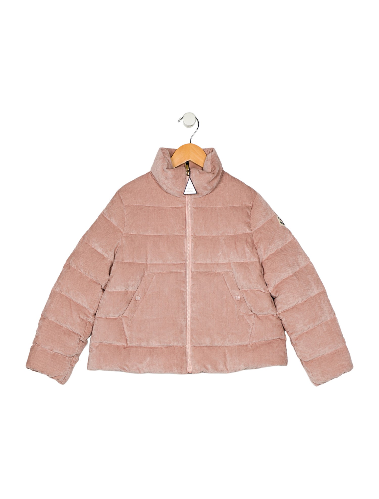 Moncler Girls' Corduroy Down Puffer Coat w/Tags