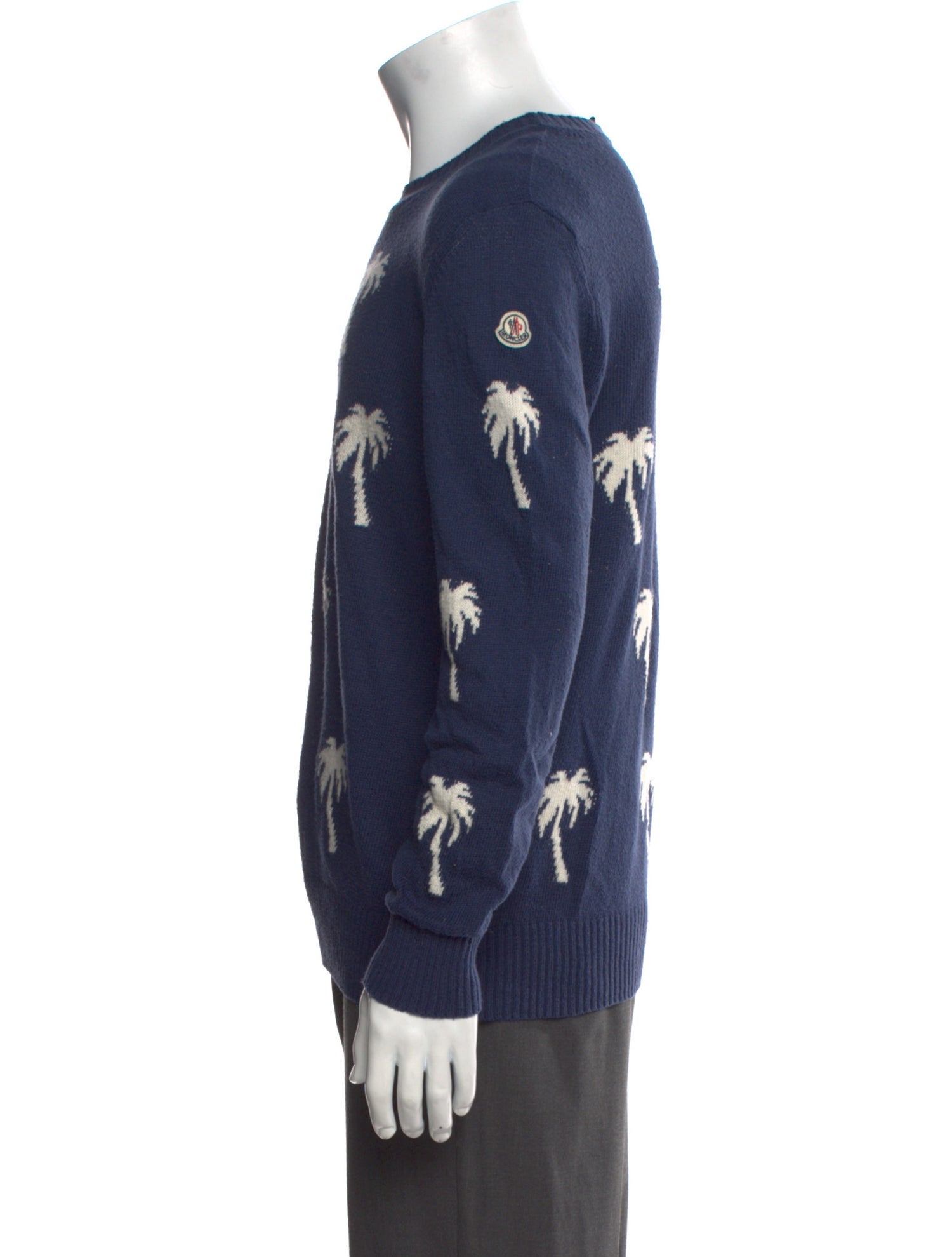 Moncler Printed Crew Neck Pullover