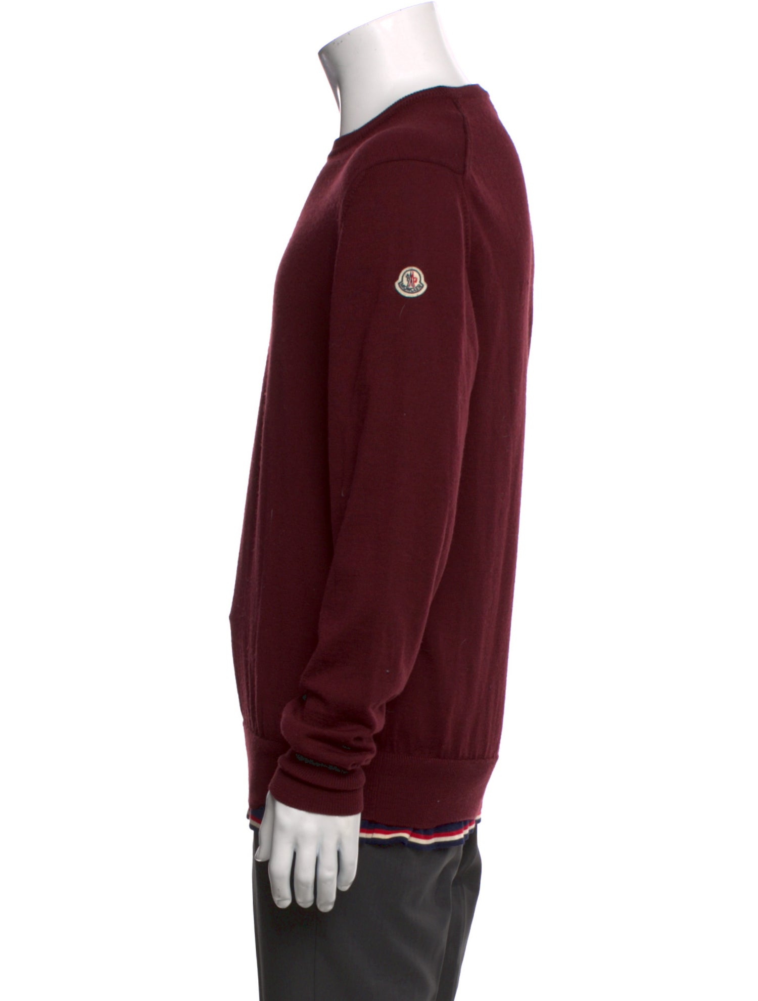 Moncler Virgin Wool Crew Neck Pullover