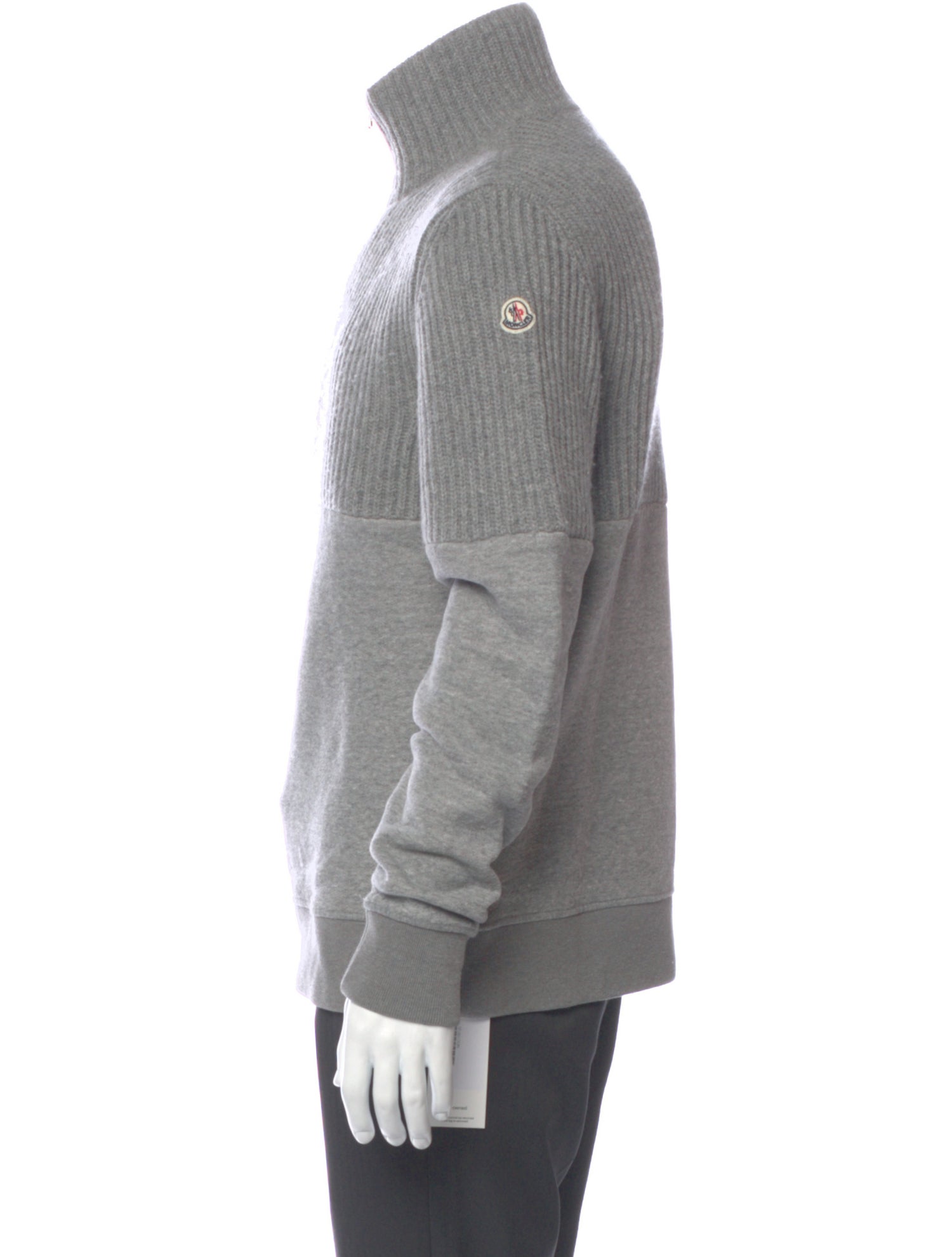 Moncler Mock Neck Long Sleeve Pullover