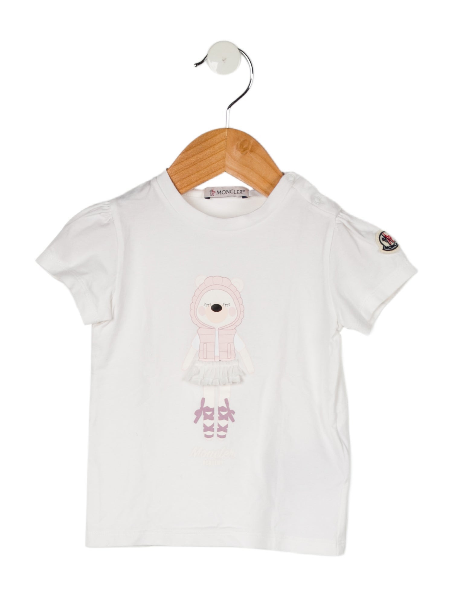 Moncler Toddler Girls' White Graphic T-Shirt