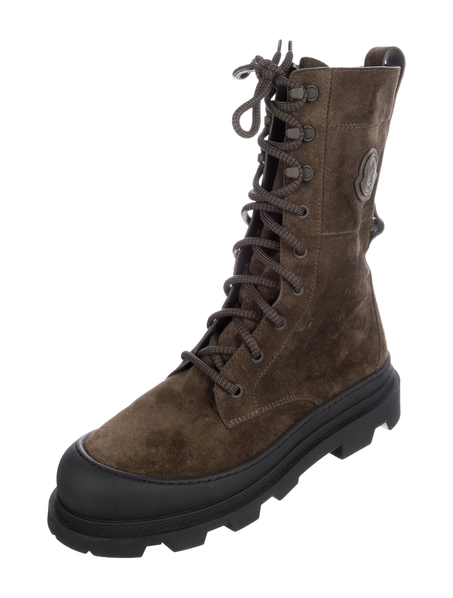 Moncler Suede Combat Boots