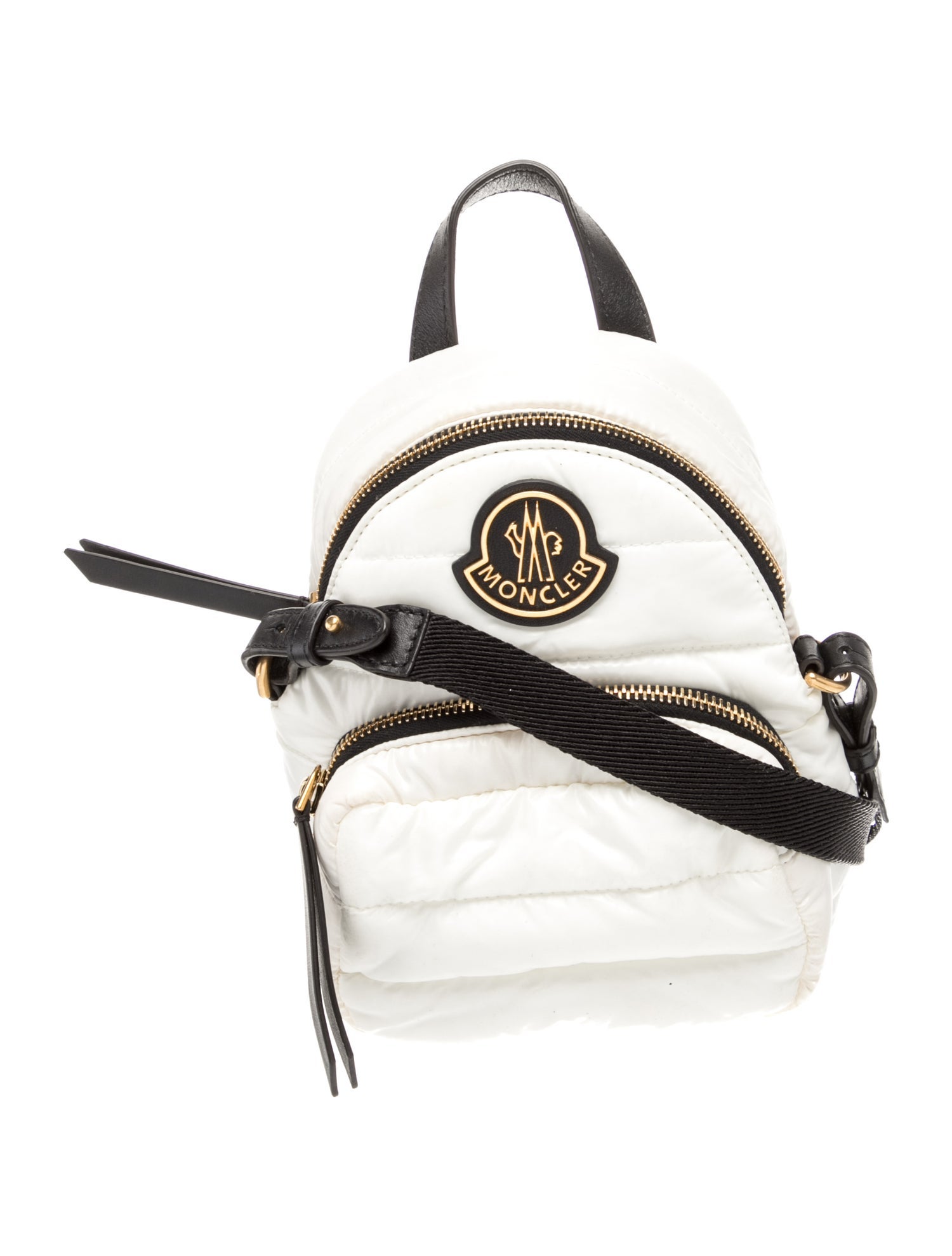 モンクレール　リュック　ホワイト　5K32 Moncler Nylon Backpack - Black Crossbody Bags, Handbags