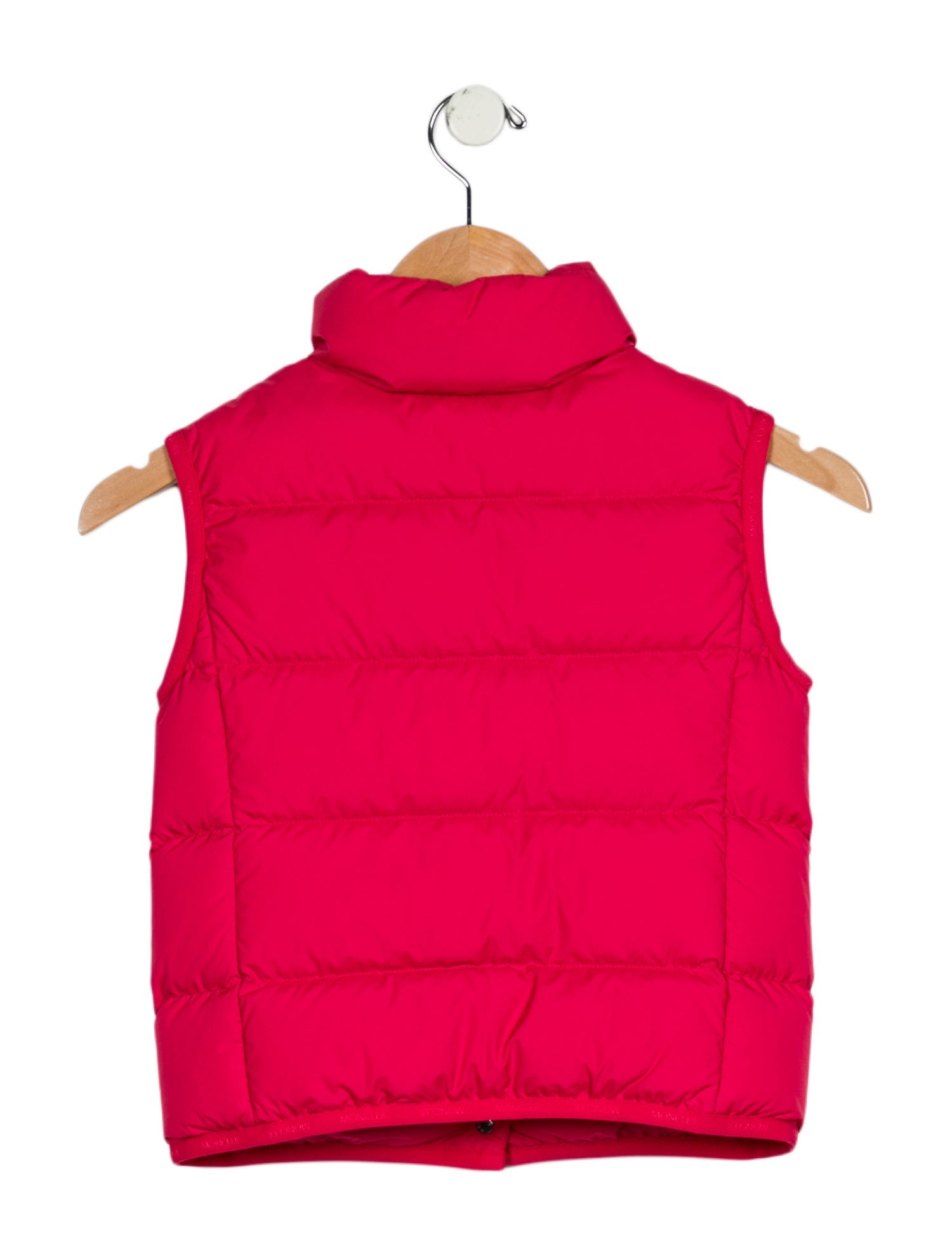 Moncler Girls' Solid Sleeveless Vest w/Tags