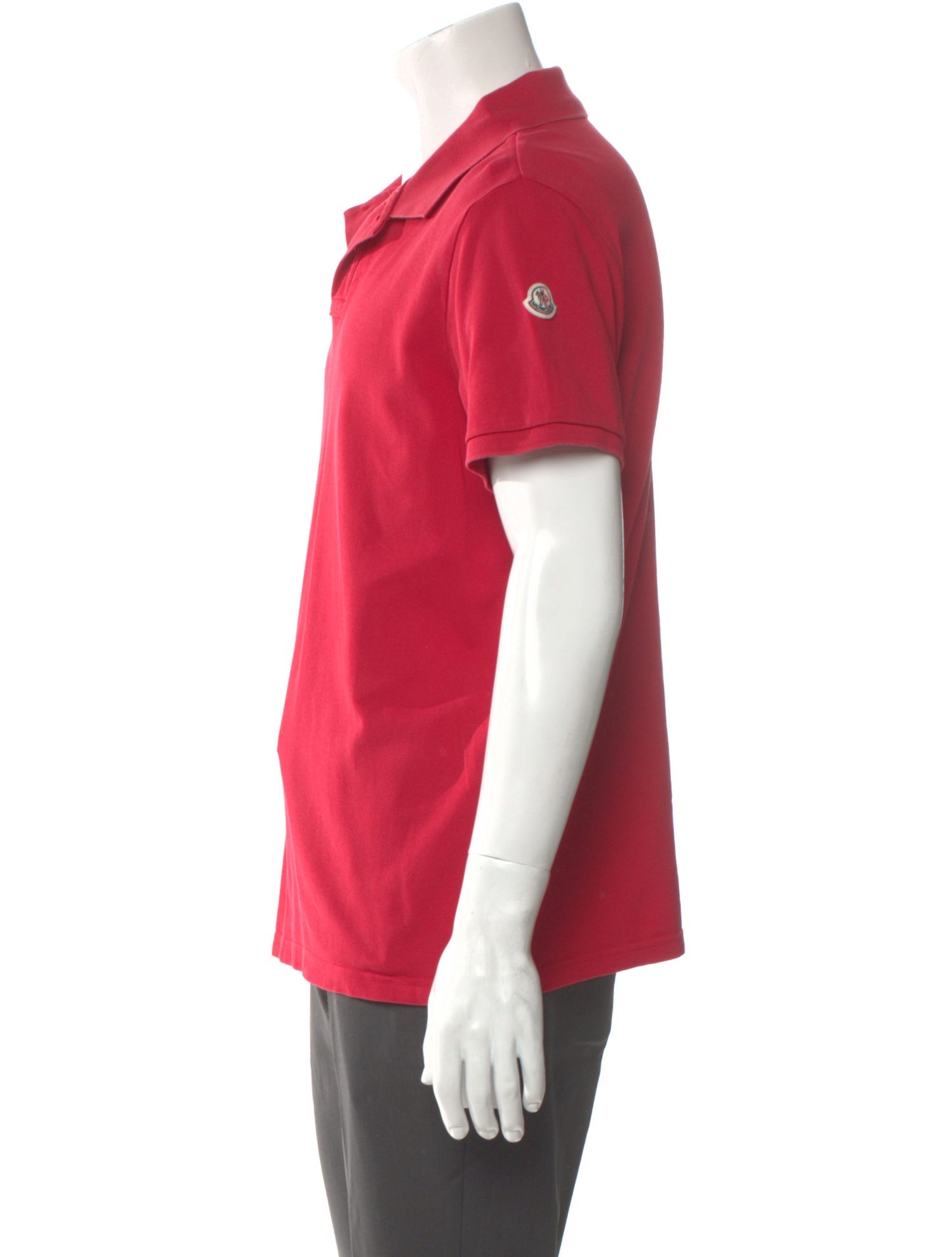 Moncler Collar Short Sleeve Polo Shirt