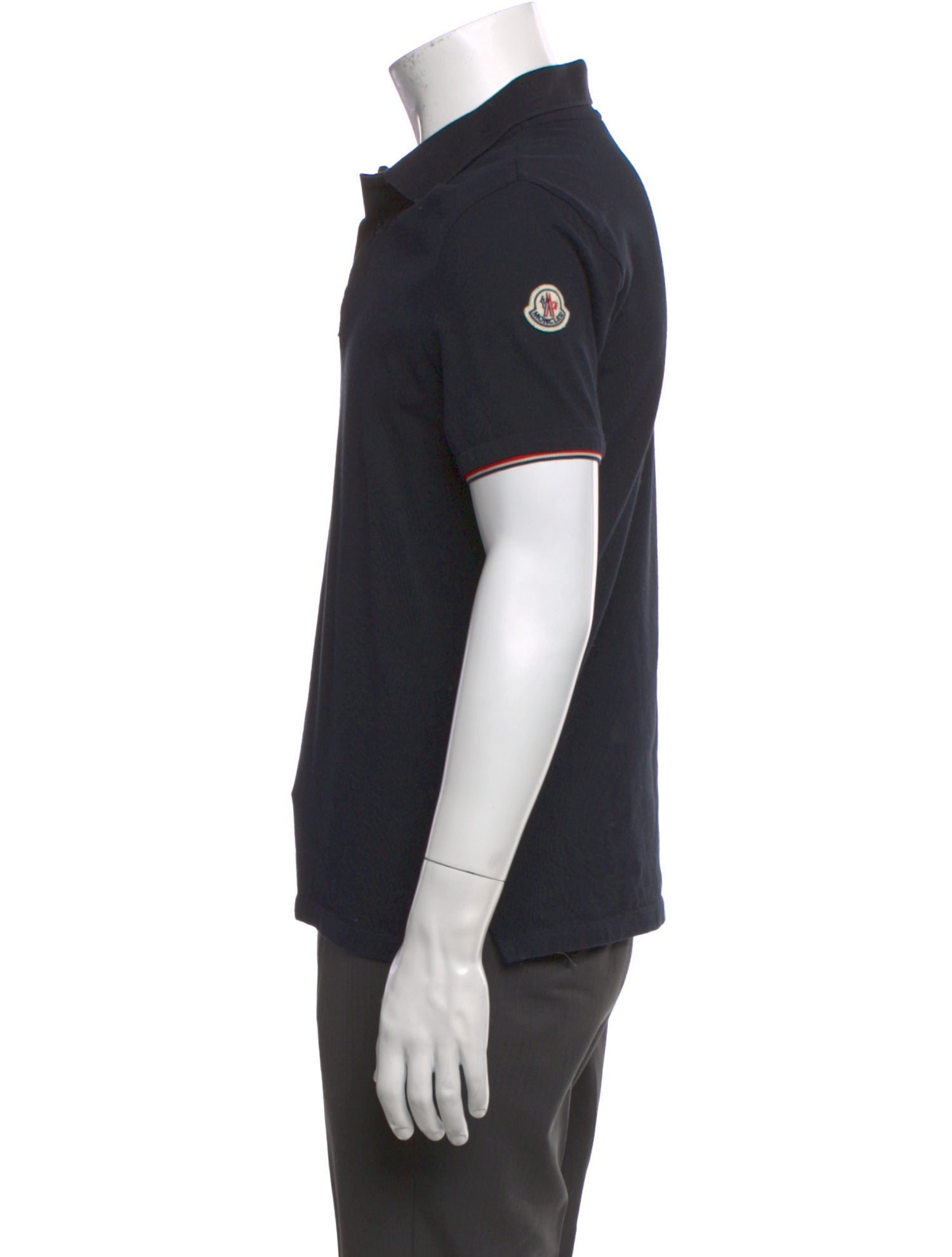 Moncler Crew Neck Short Sleeve Polo Shirt