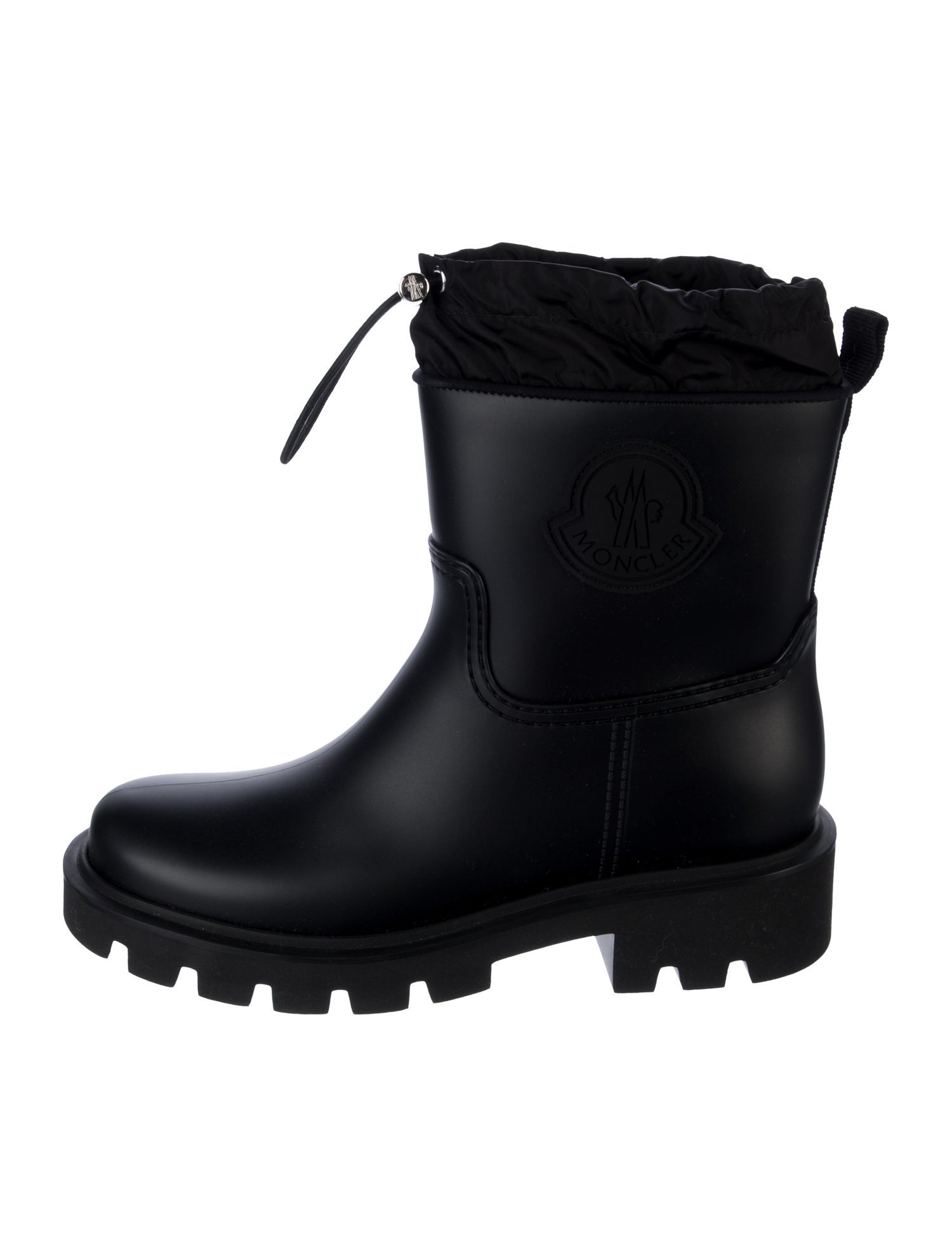 Moncler Leather Rain Boots