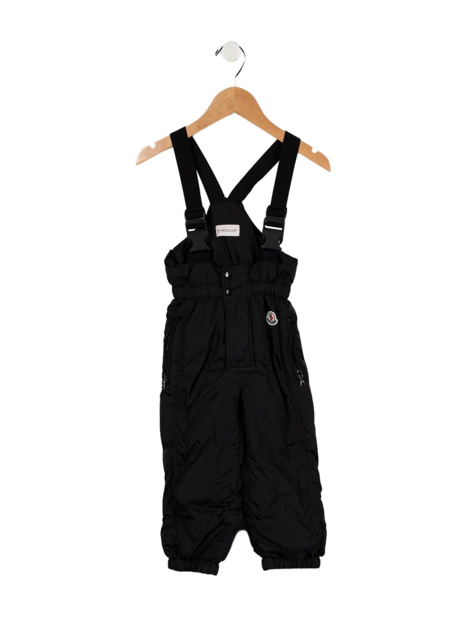 Moncler Kids Boys' Black Snow Suit Overall