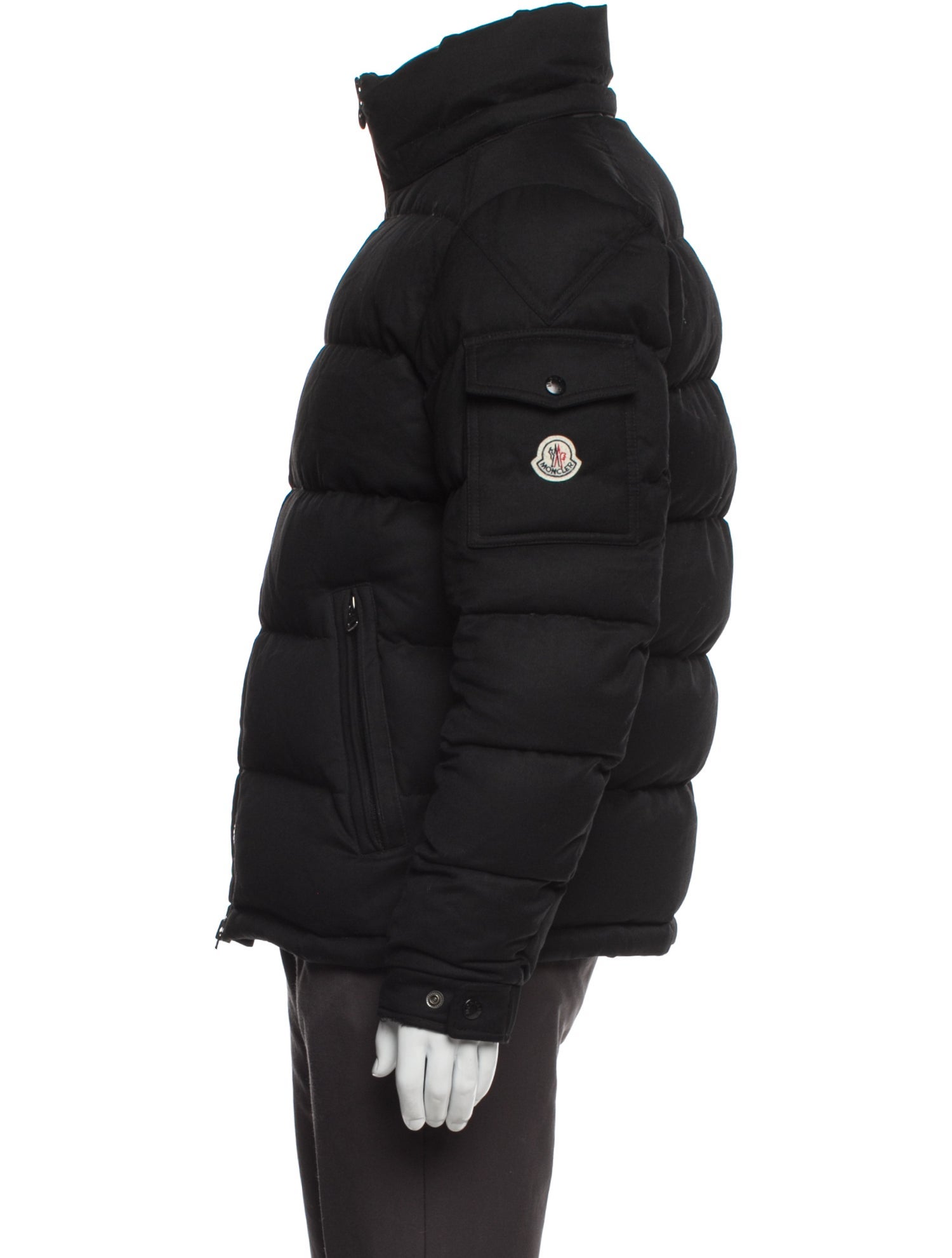 Moncler Virgin Wool Puffer Coat