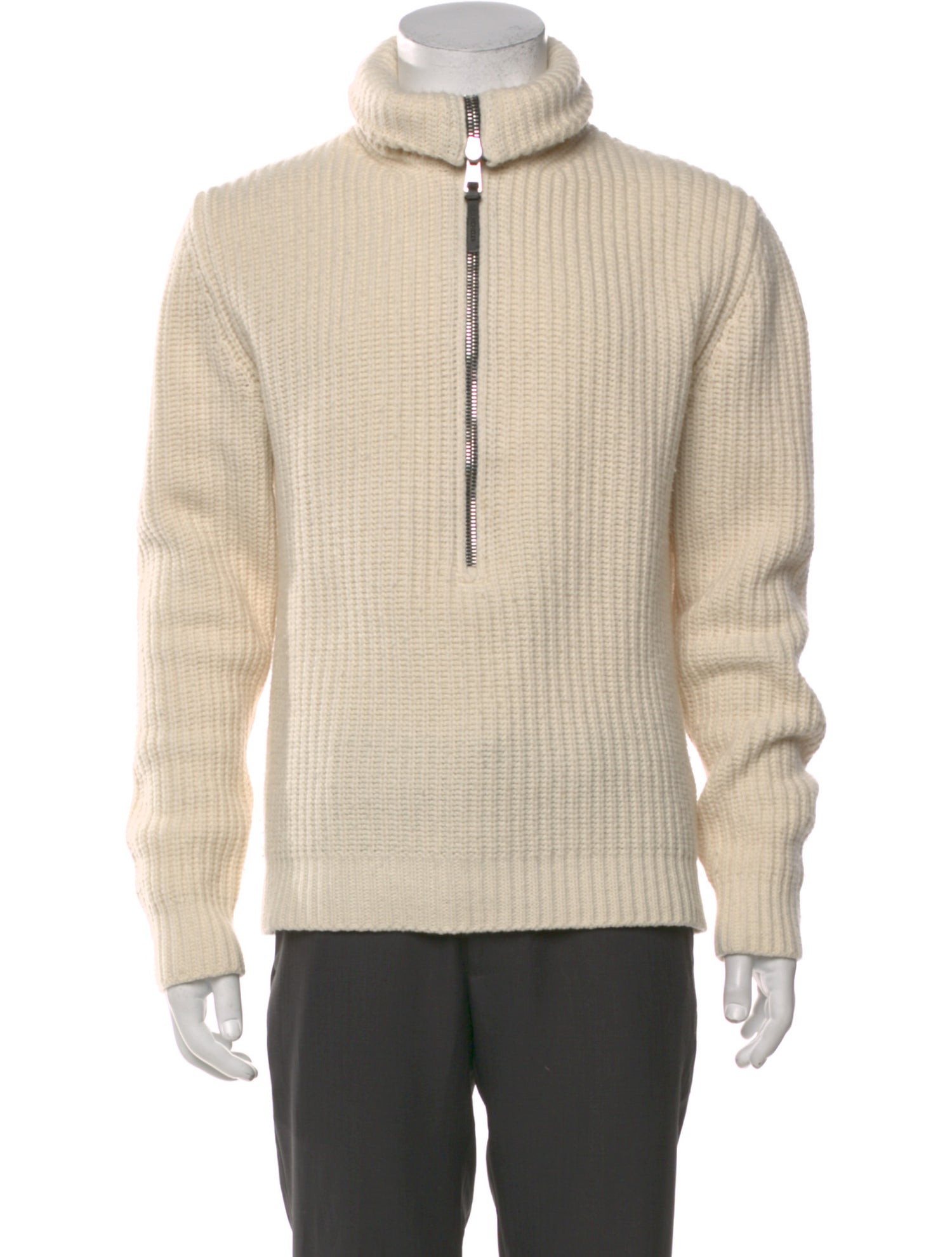 Moncler Wool Mock Neck Pullover