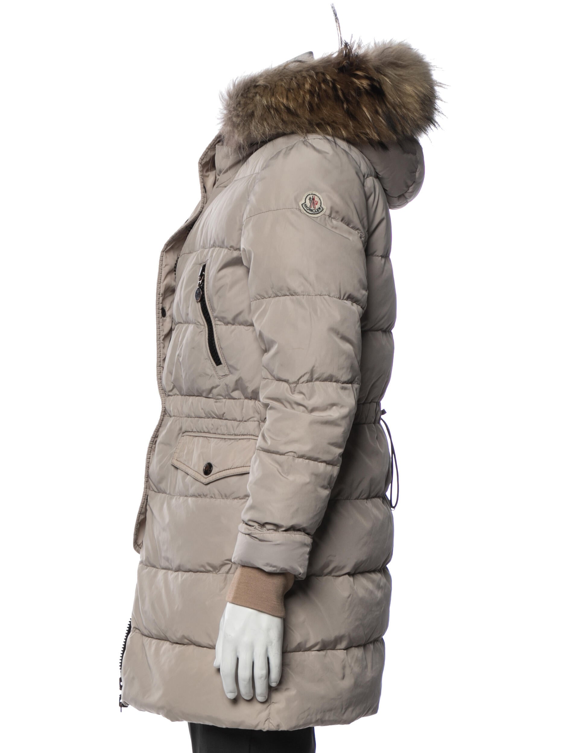 Moncler Colorblock Pattern Parka