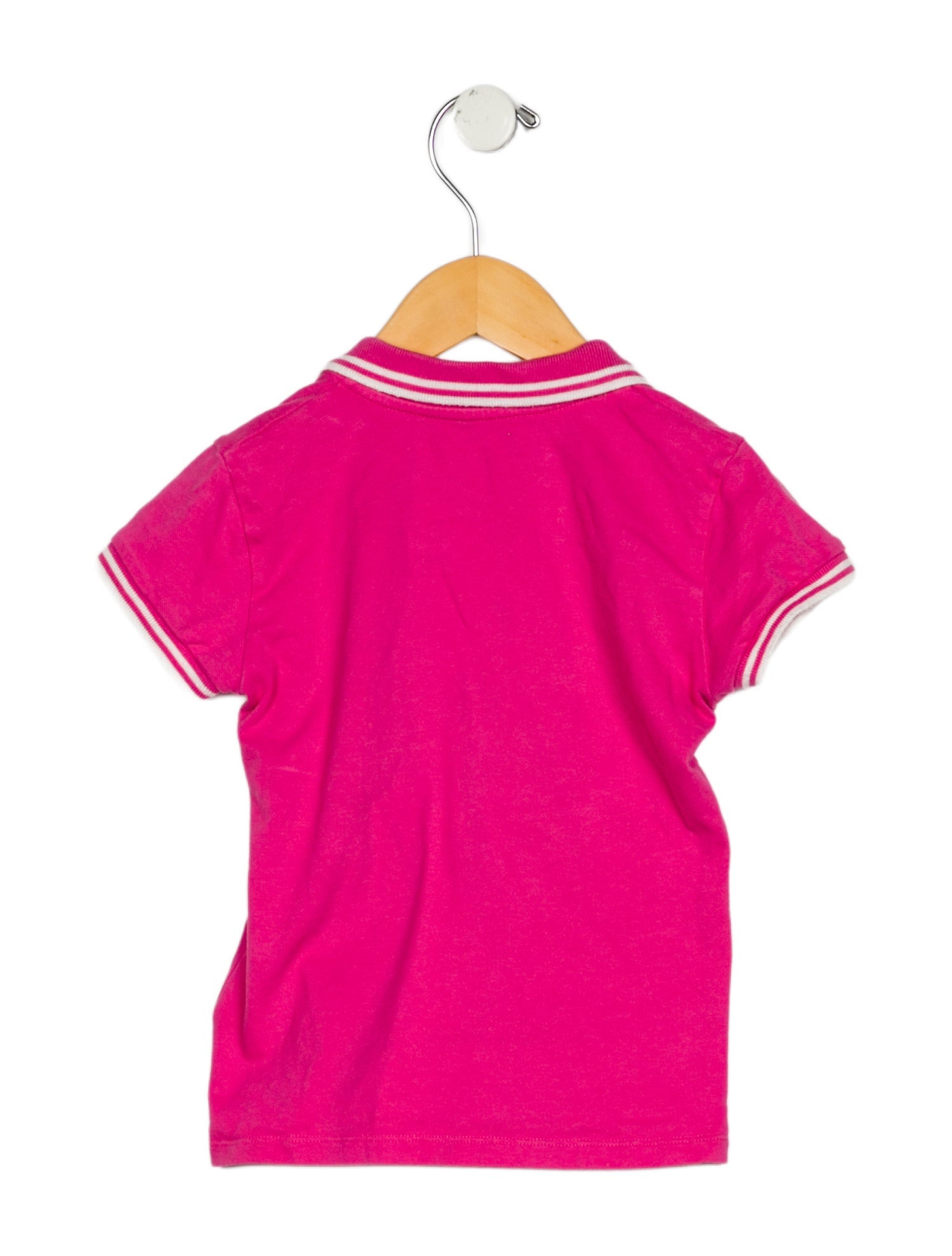 Moncler Girls' Short Sleeve Polo Shirt