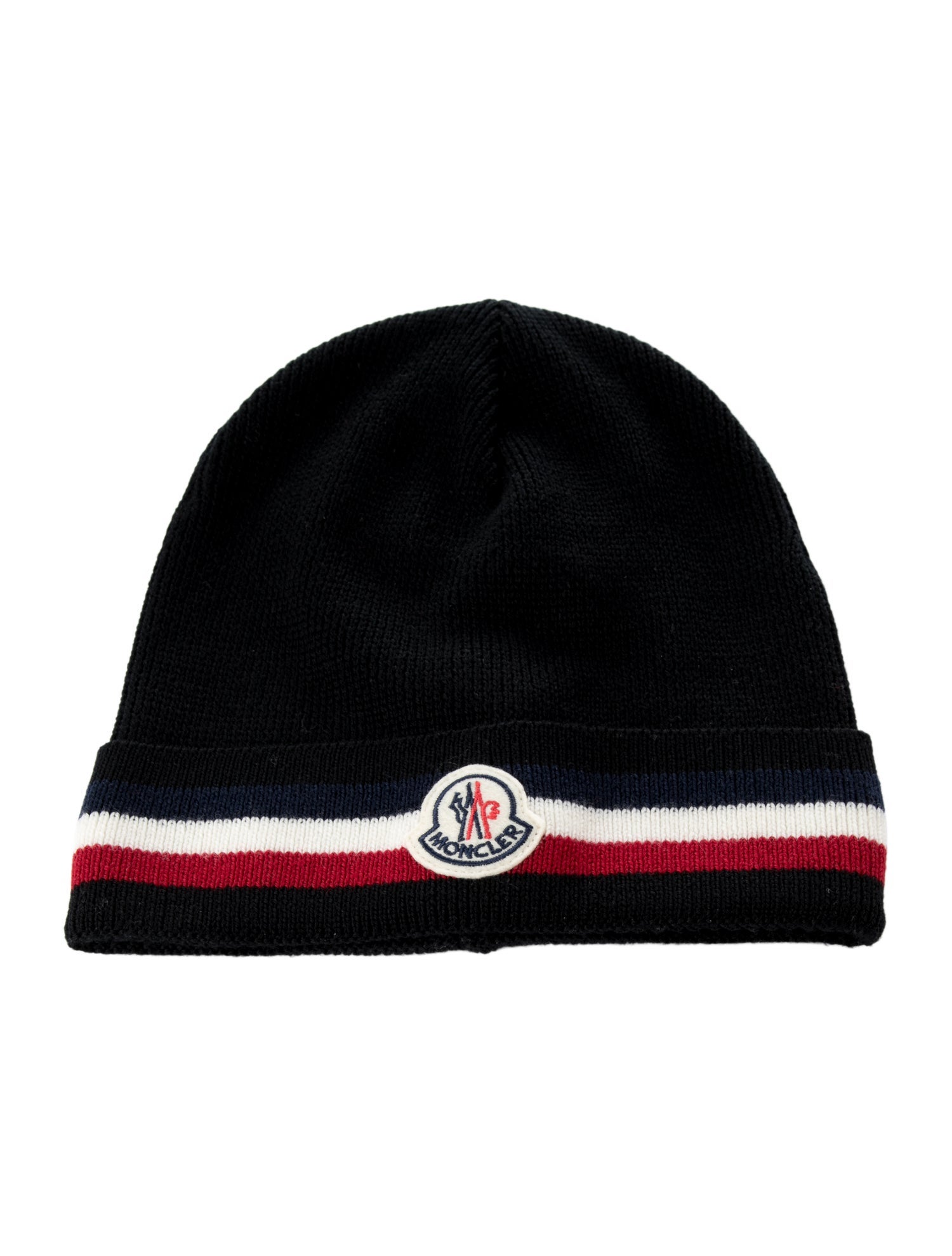 Moncler Knit Logo Beanie w/Tags
