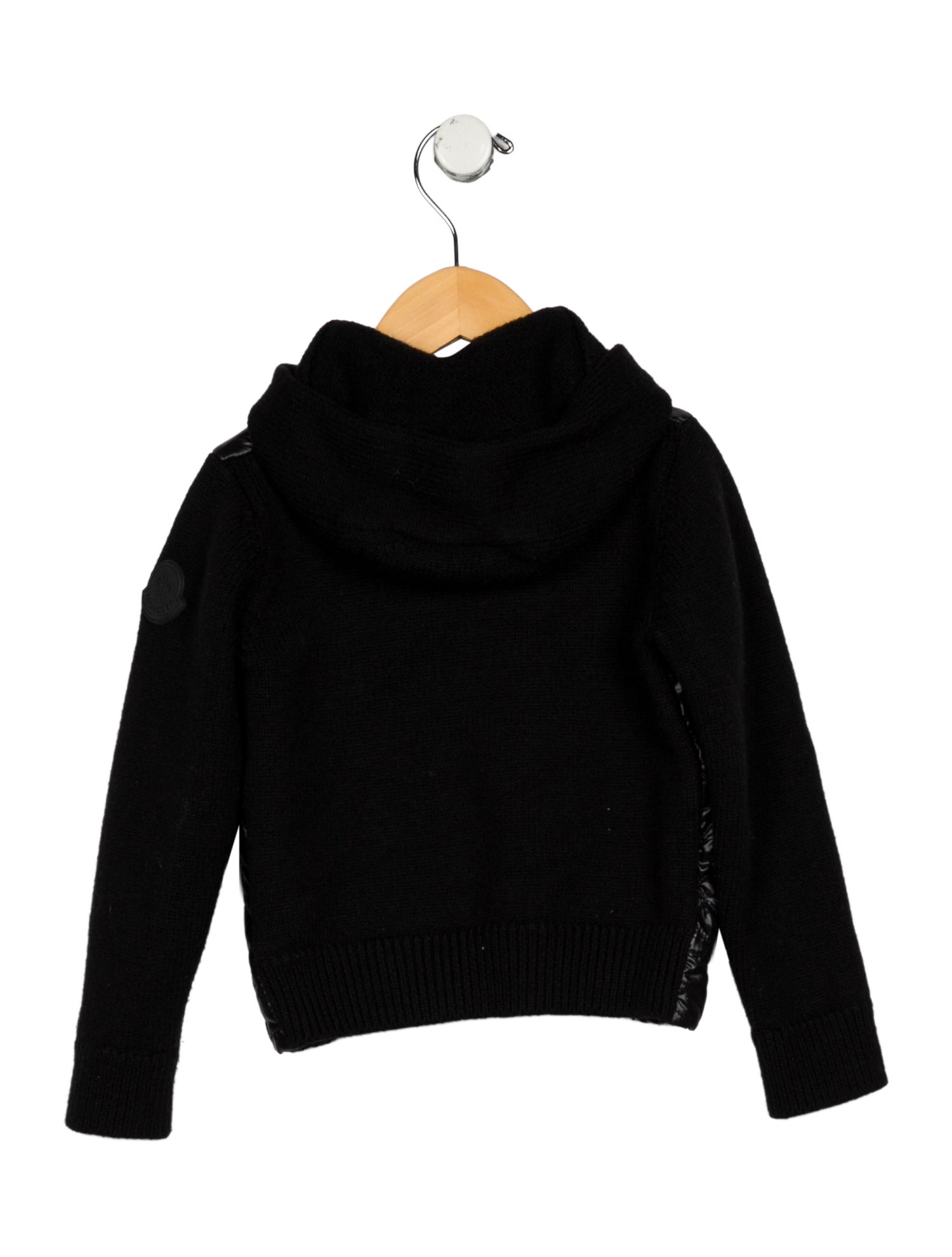 Moncler Boys' Virgin Wool Hooded Casual Jacket