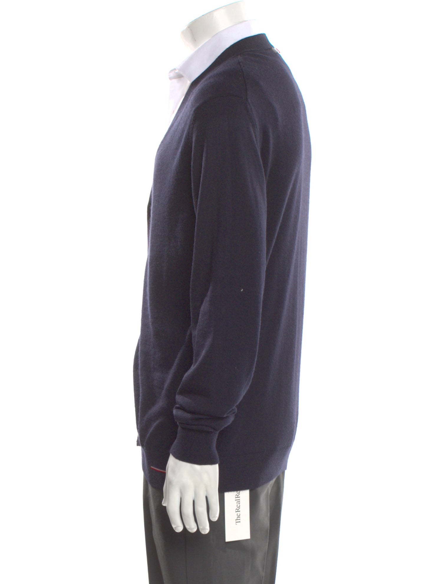 Moncler Virgin Wool V-Neck Cardigan