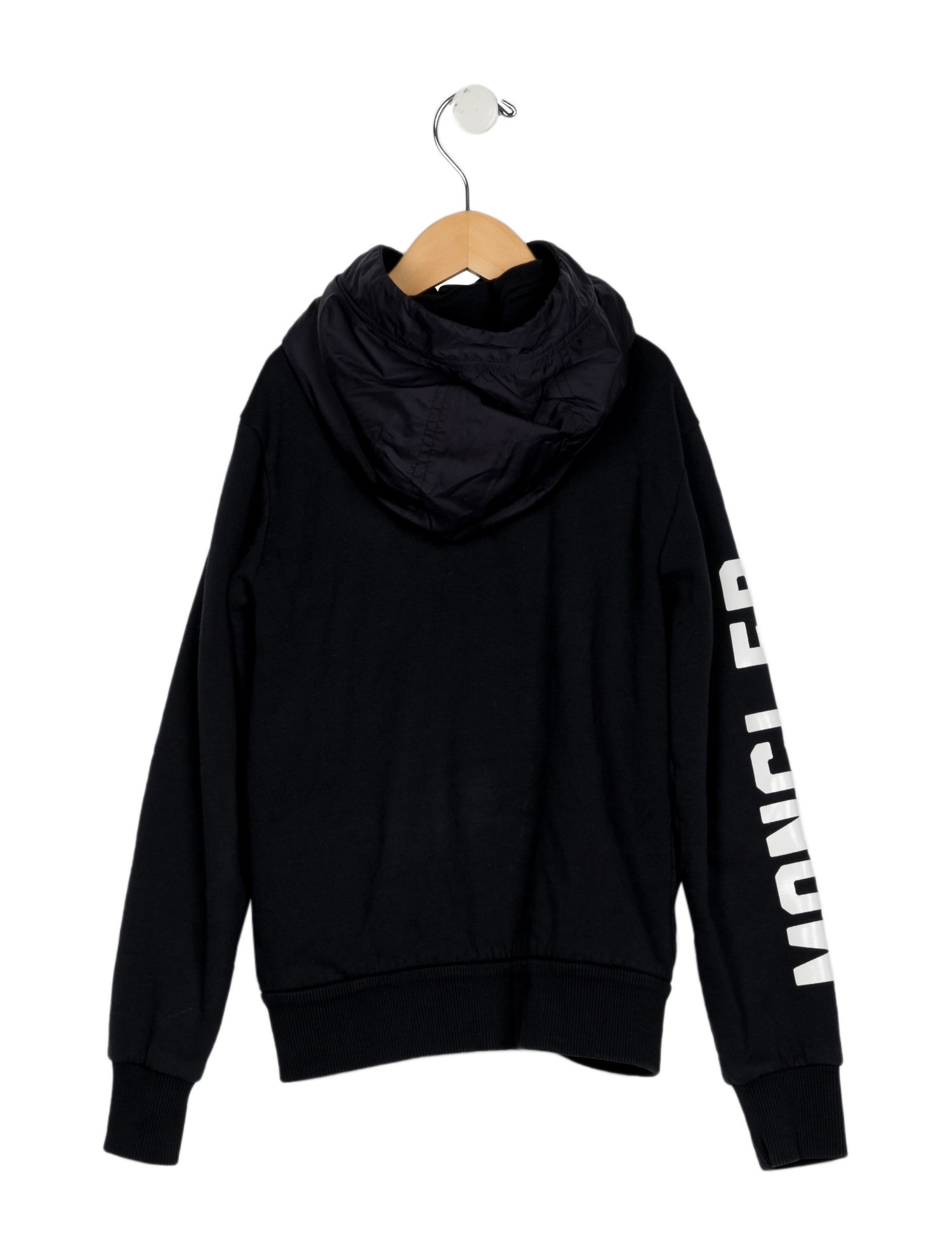 Moncler Boys' Solid Zip-Up Hoodie